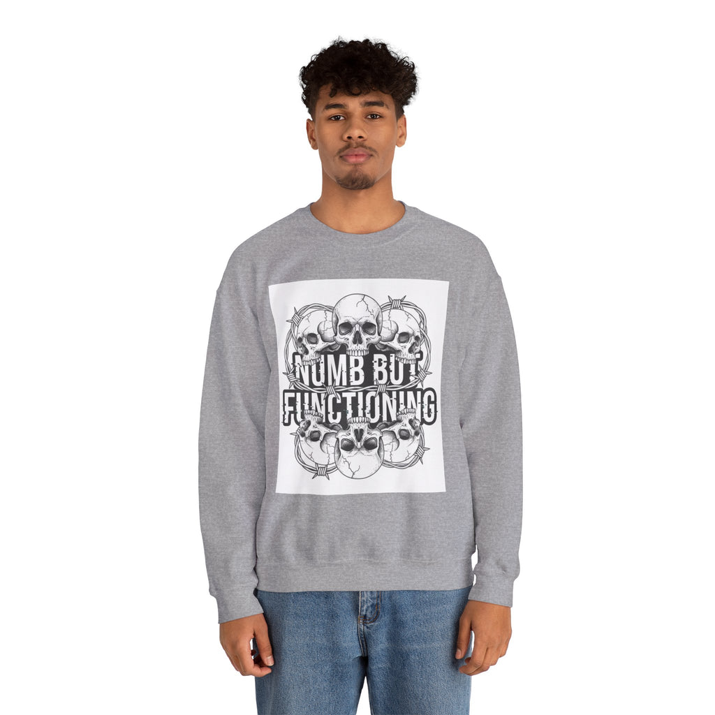 Numb But Functioning | M.A.A Gothic Punk Unisex Crewneck