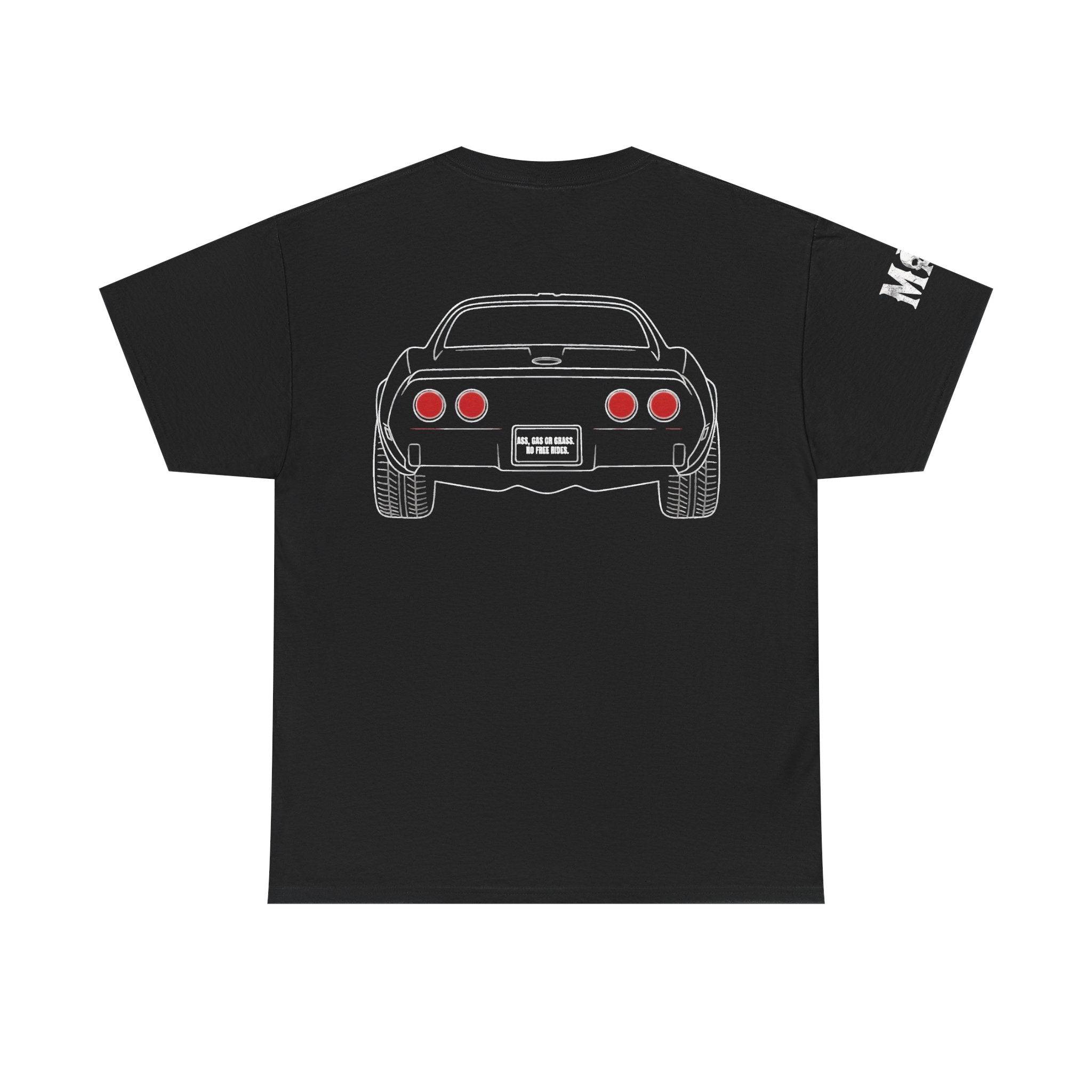 Classic Sports Car MAA Tee — Retro Rear View Corvette Graphic Shirt