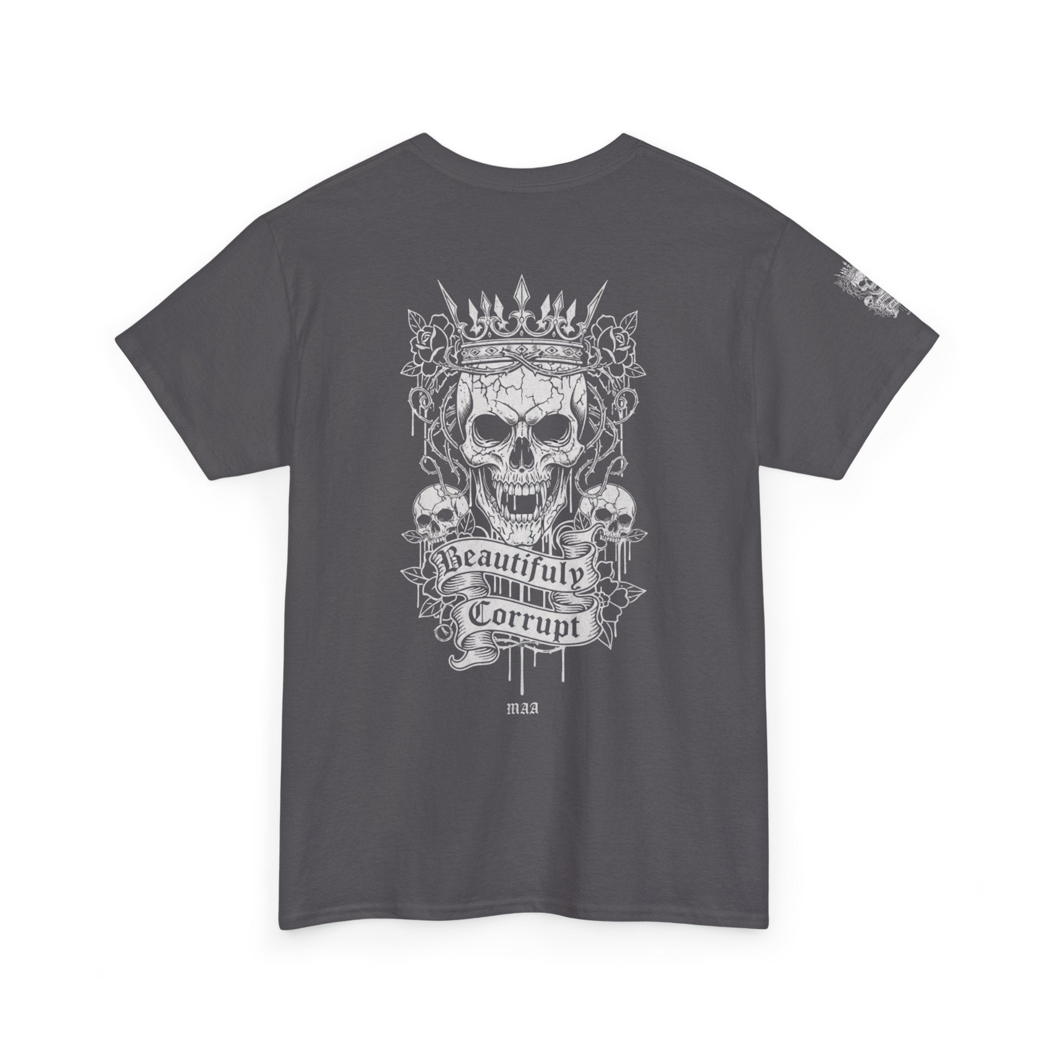 Dark Soul Skull Tee — "Dark Soul, Soft Lips, Zero F*cks" Gothic Graphic T-Shirt