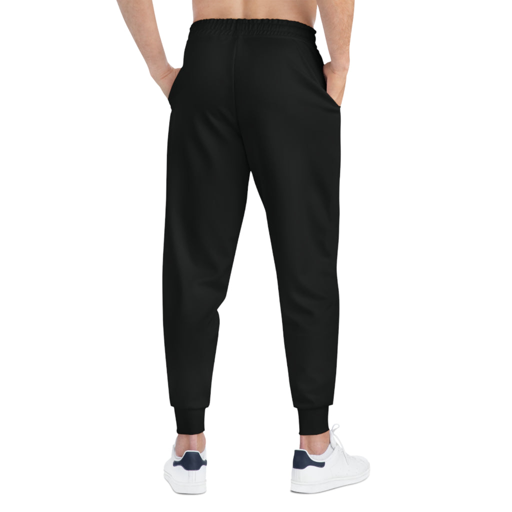 Bleed Different | MAA Gothic AOP Joggers — Black All-Over-Print Sweatpants
