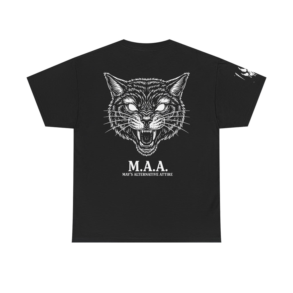 Cat KnowS Tee — ‘The Cat Knows’ Graphic T-Shirt with Mystic Cat & Roaring Back Print