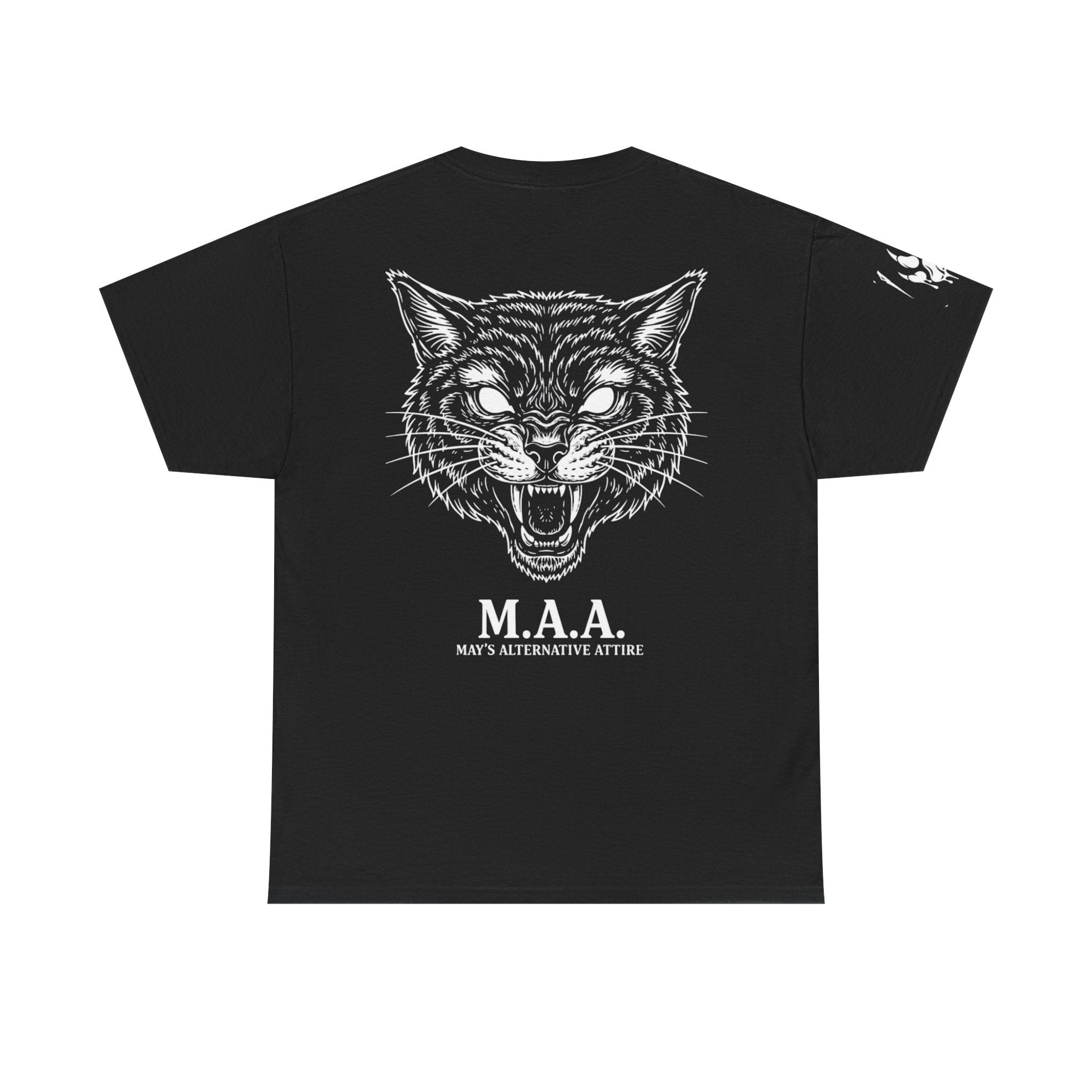 Cat KnowS Tee — ‘The Cat Knows’ Graphic T-Shirt with Mystic Cat & Roaring Back Print