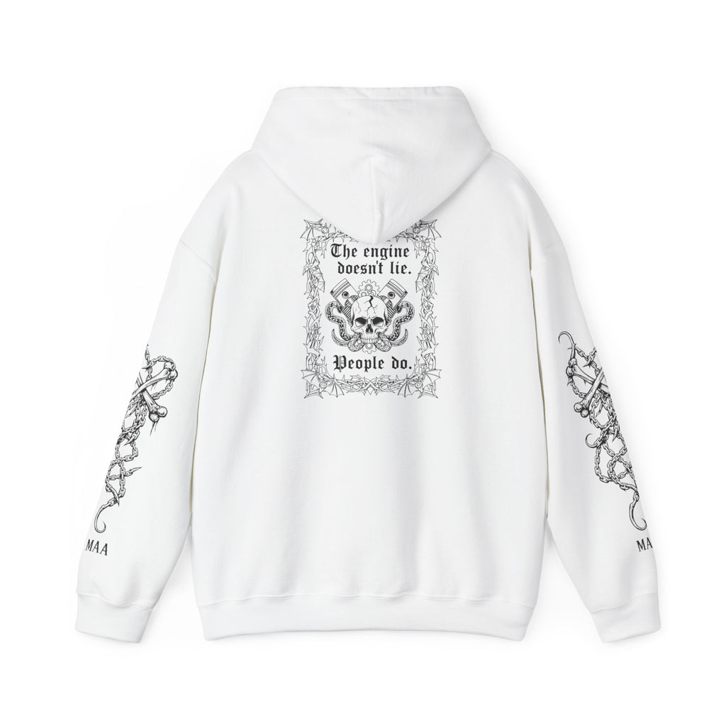 The Engine Doesn't Lie | MAA Gothic Car Culture Unisex Hoodie
