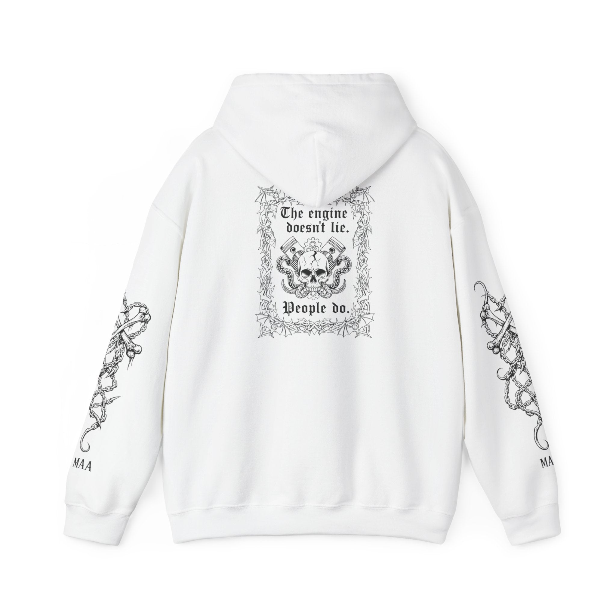 The Engine Doesn't Lie | MAA Gothic Car Culture Unisex Hoodie