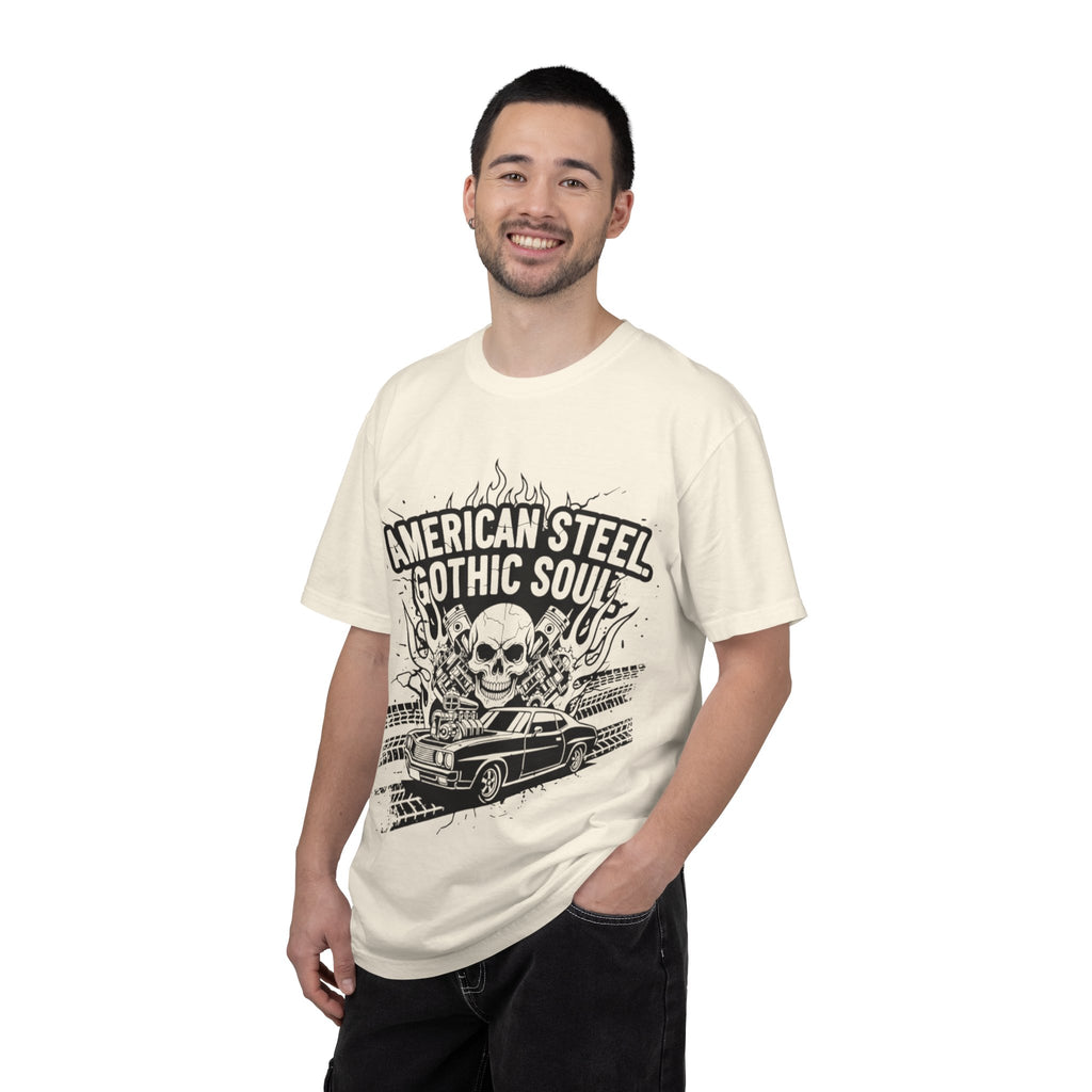 American Steel. Gothic Soul. | MAA Gasoline & Ghosts Unisex Tee