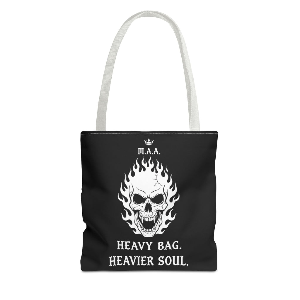 Heavy Bag. Heavier Soul. | MAA Gothic AOP Tote Bag