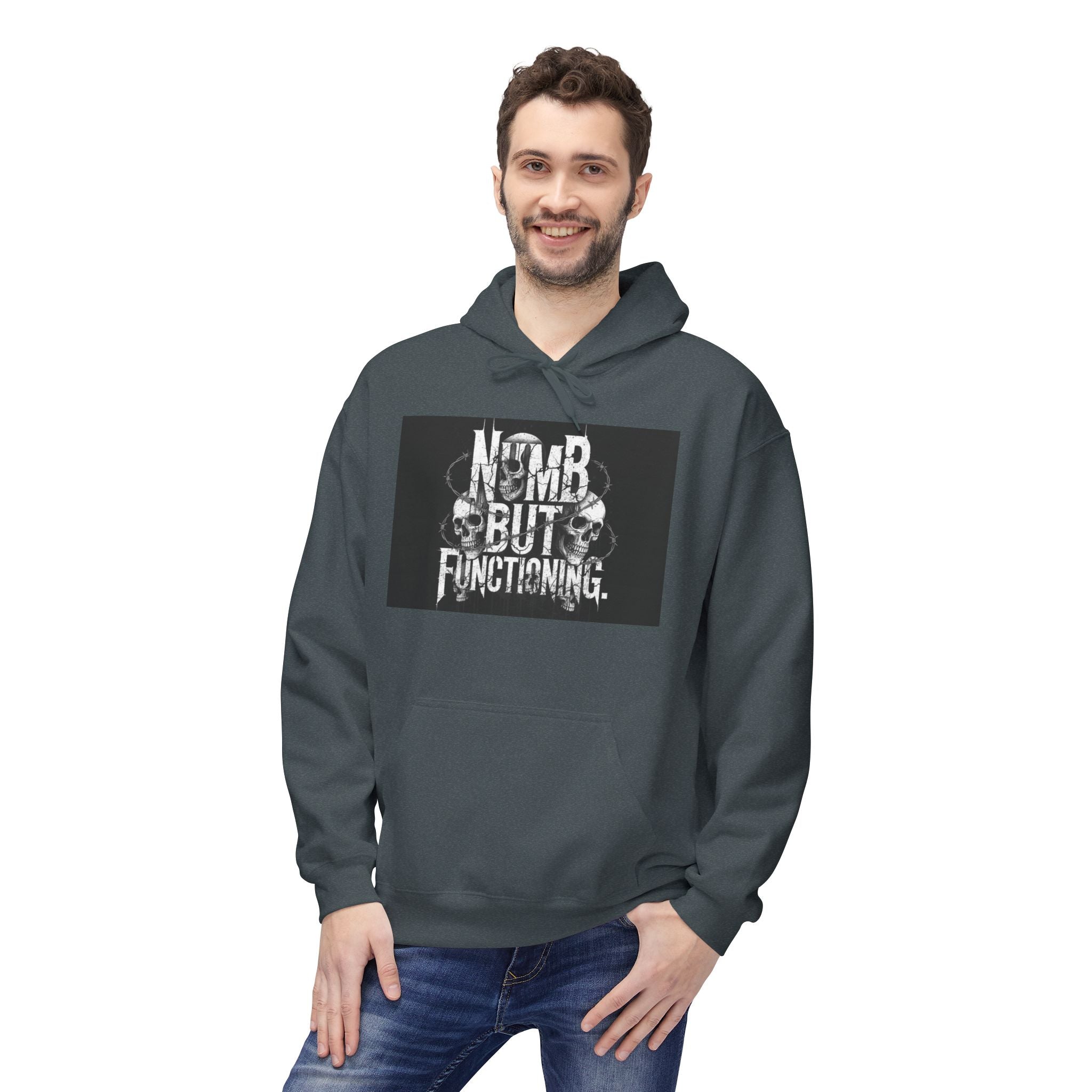 Numb But Functioning | M.A.A Gothic Punk Unisex Hoodie