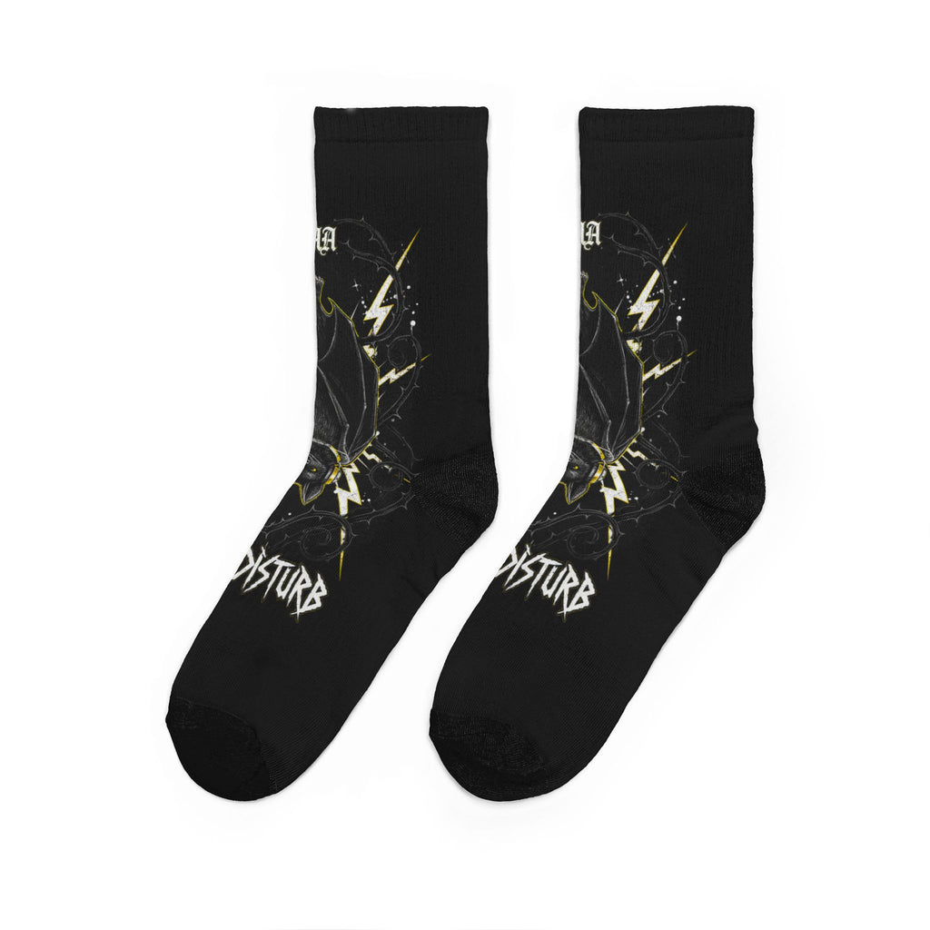 Do Not Disturb | Gothic Grunge Crew Socks