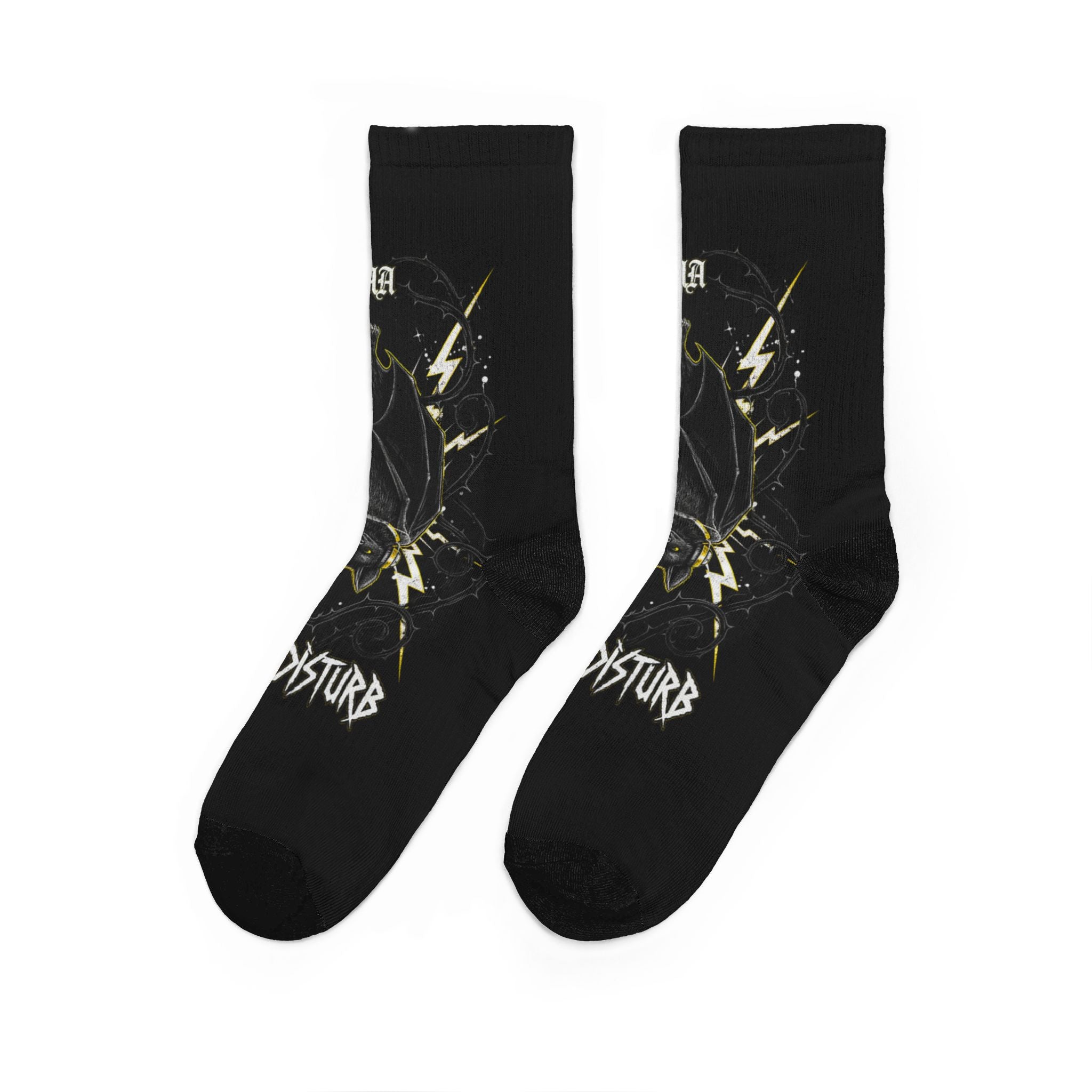 Do Not Disturb | Gothic Grunge Crew Socks