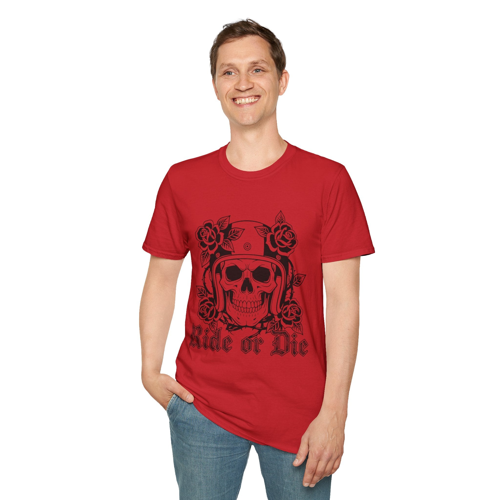 Ride or Die | MAA Gothic Biker Skull Unisex Tee