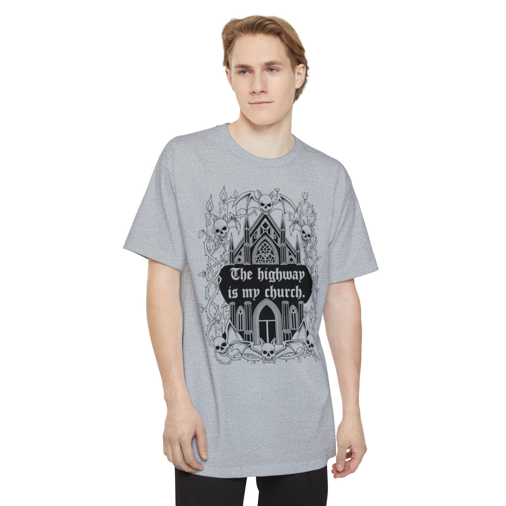 The Highway Is My Church | MAA Gothic Moto Unisex Tee
