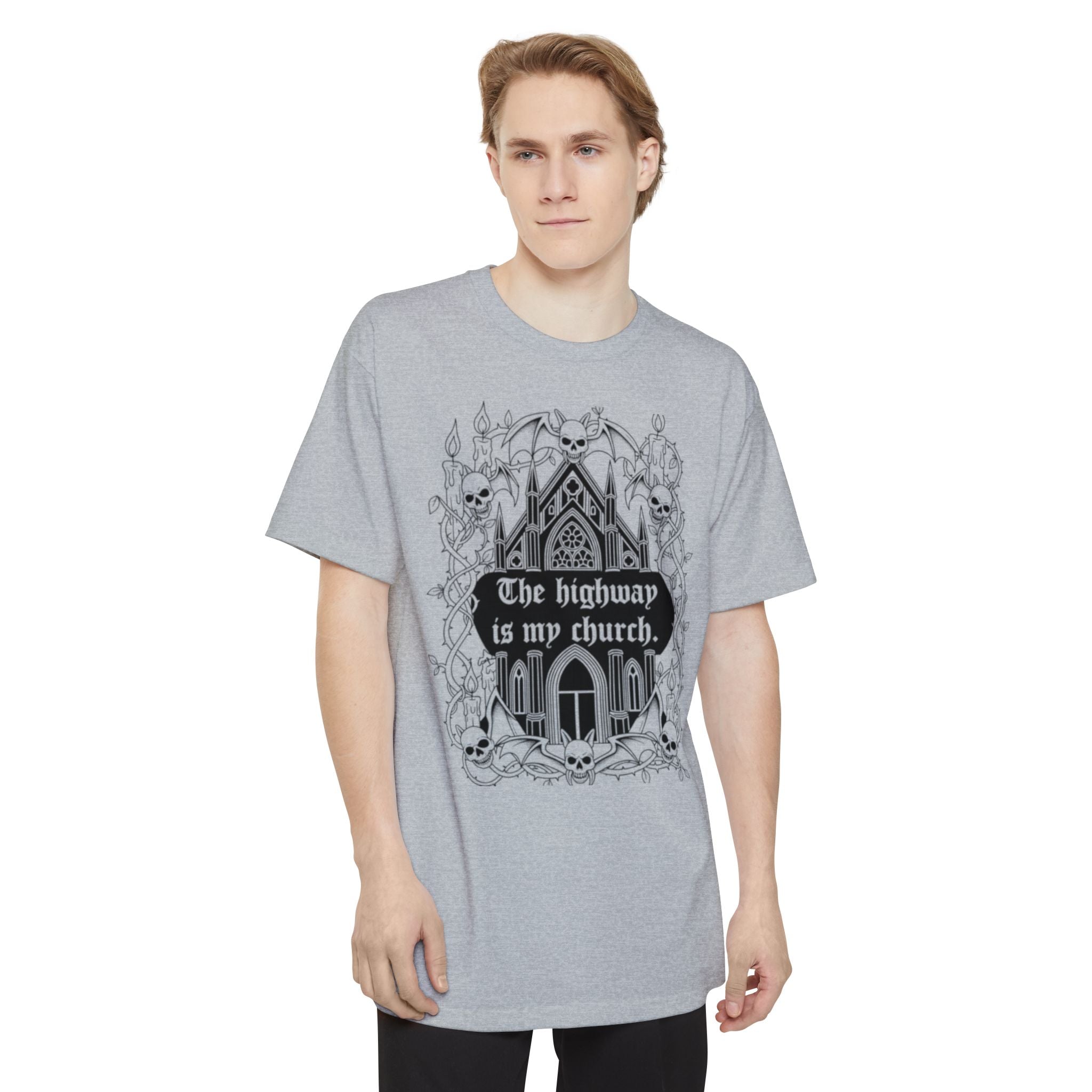The Highway Is My Church | MAA Gothic Moto Unisex Tee