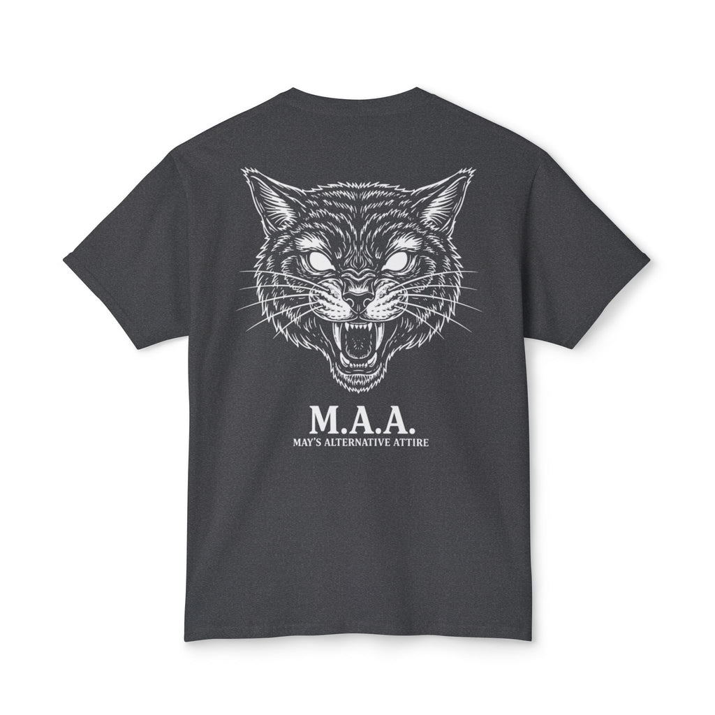 Nine Lives, Zero Regrets Cat Skull Tee — Gothic Graphic T-Shirt