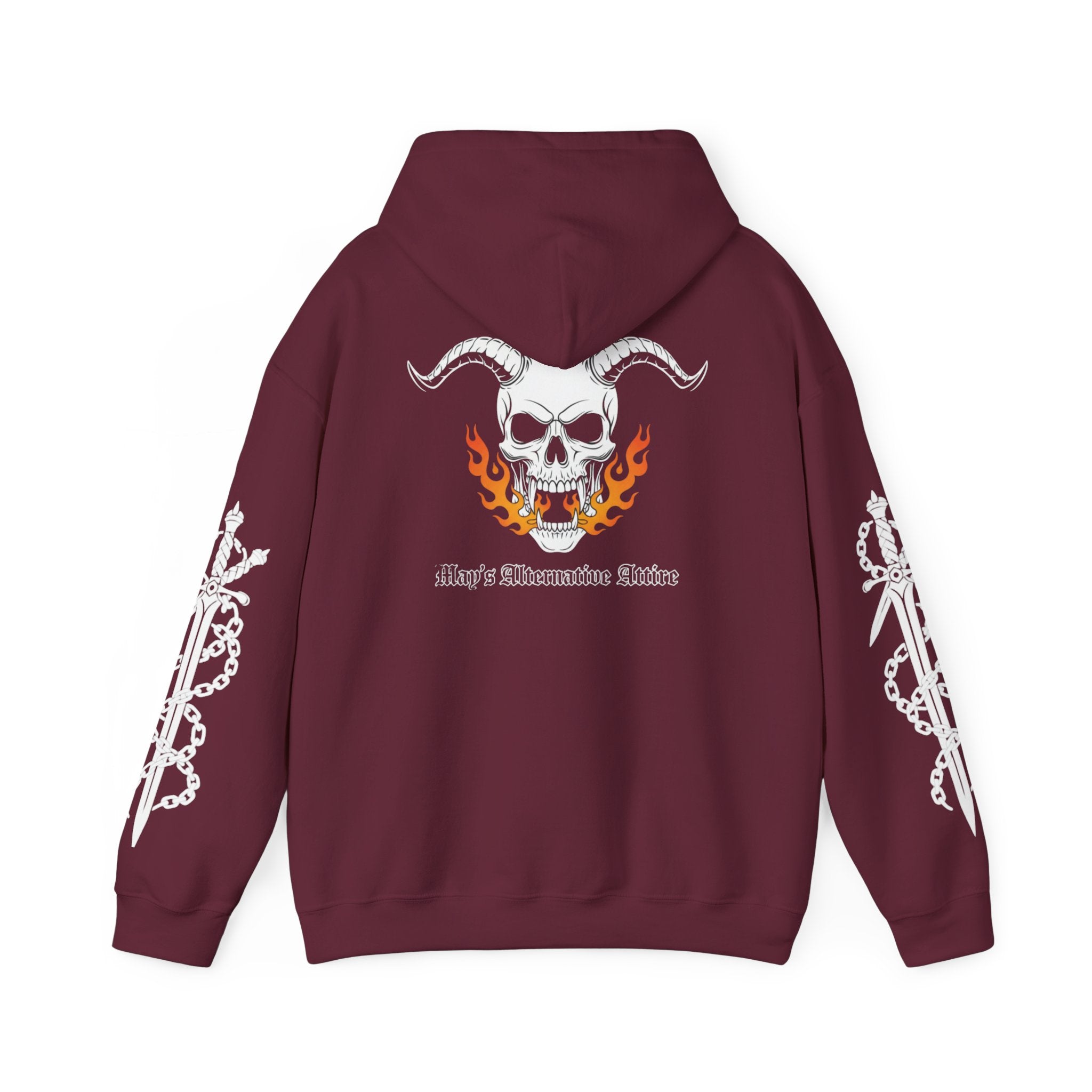 Moto Mortis | MAA Flaming Moto Hooded Sweatshirt