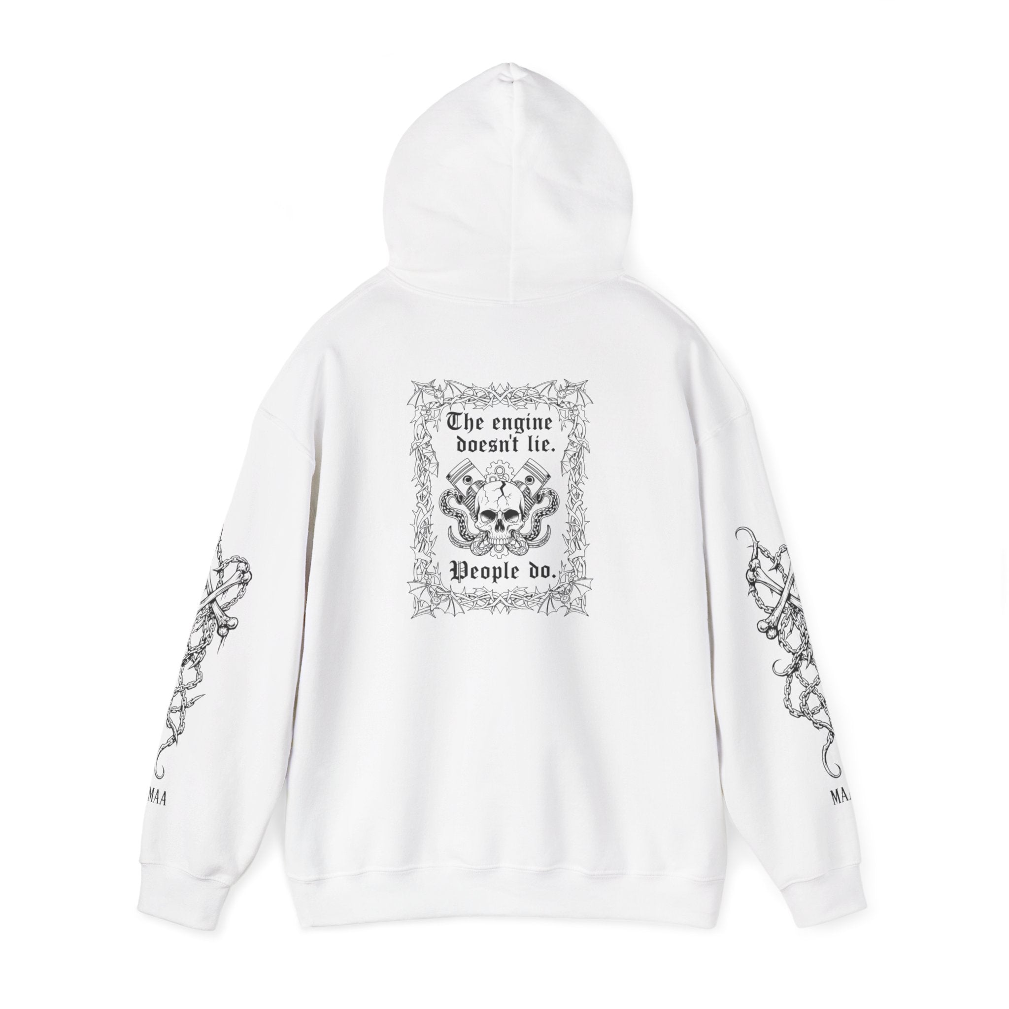 The Engine Doesn't Lie | MAA Gothic Car Culture Unisex Hoodie