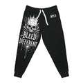 Bleed Different | MAA Gothic AOP Joggers — Black All-Over-Print Sweatpants