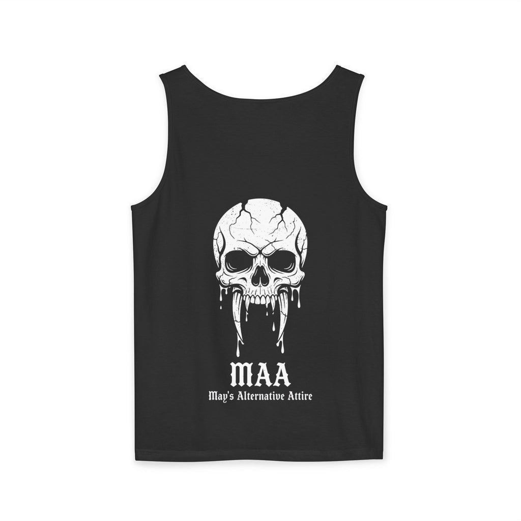 Metal Skull Tank Top — 'Nerve Split' | MAA Gothic Tank