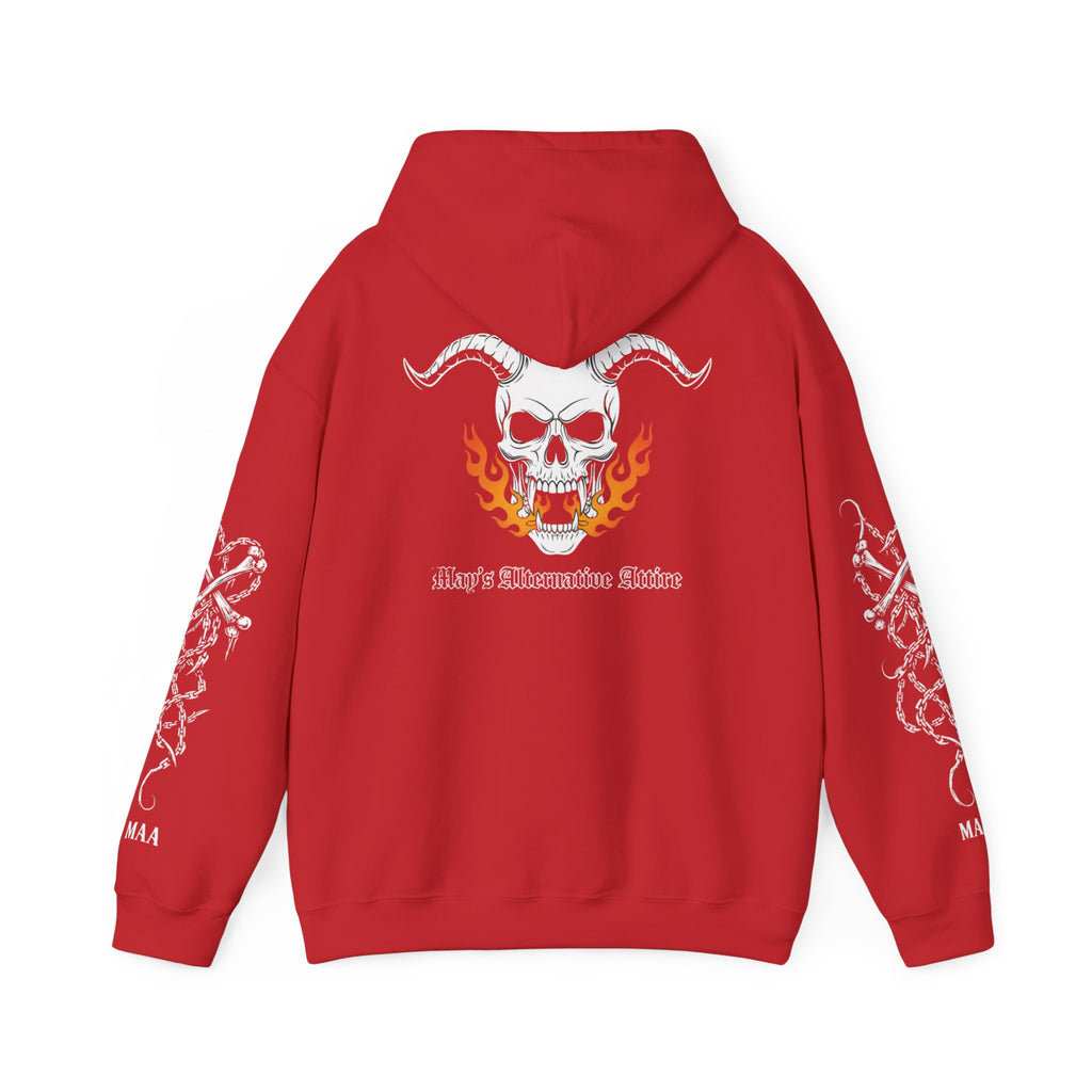 Hell on Two Wheels | MAA Flaming Moto Hooded Sweatshirt