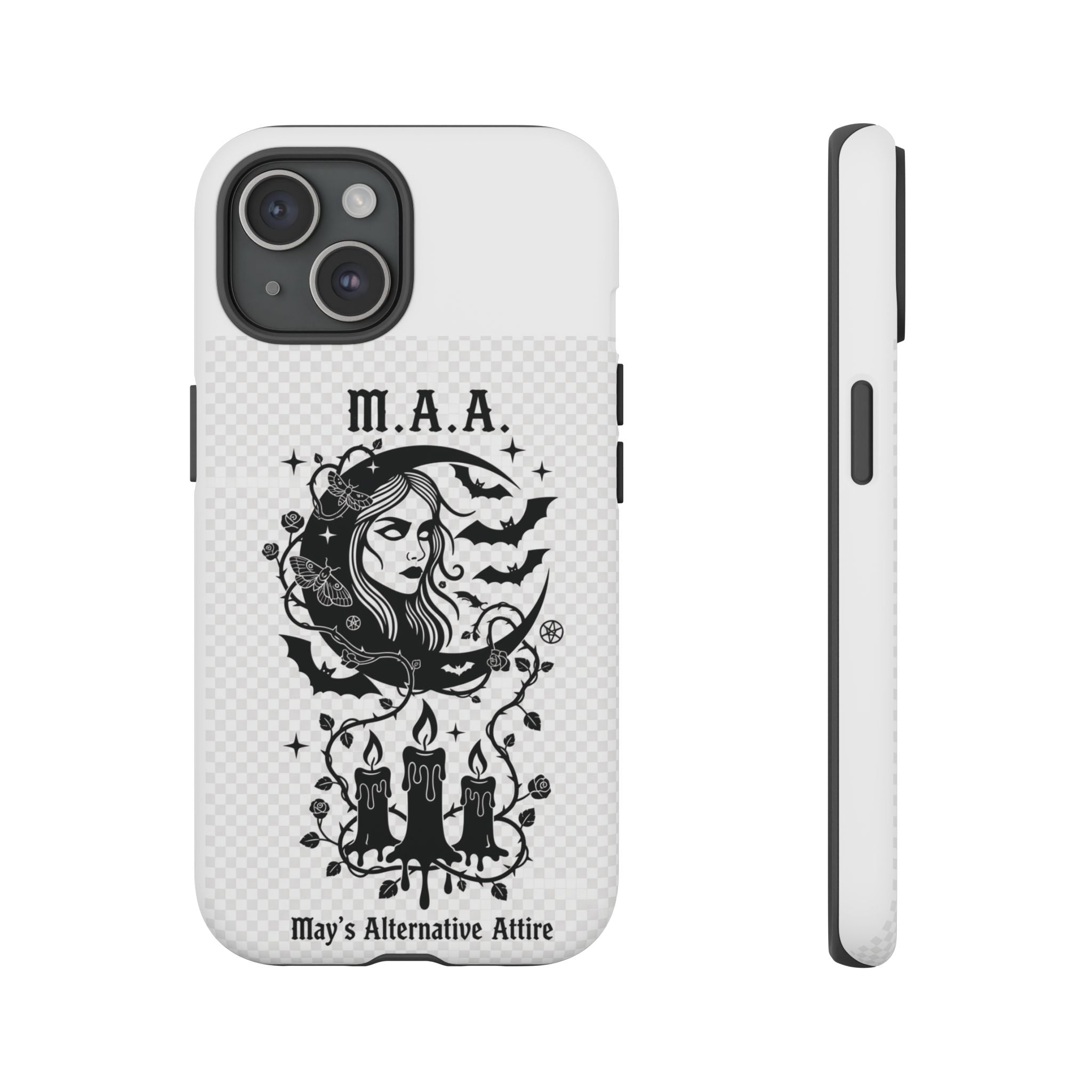 Crowned in Darkness | M.A.A Gothic Punk Phone Case