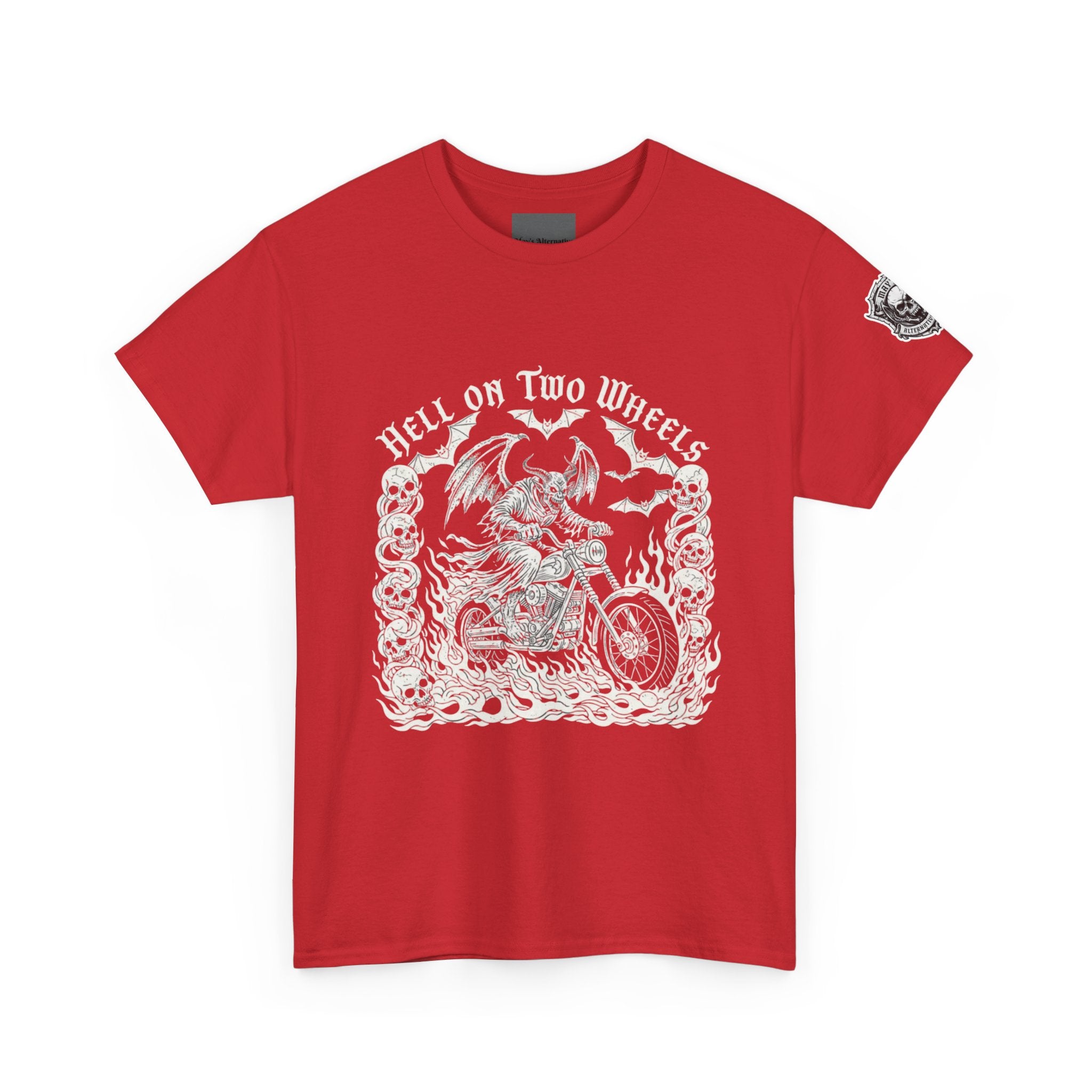 Hell on Two Wheels | MAA Flaming Moto Unisex Tee