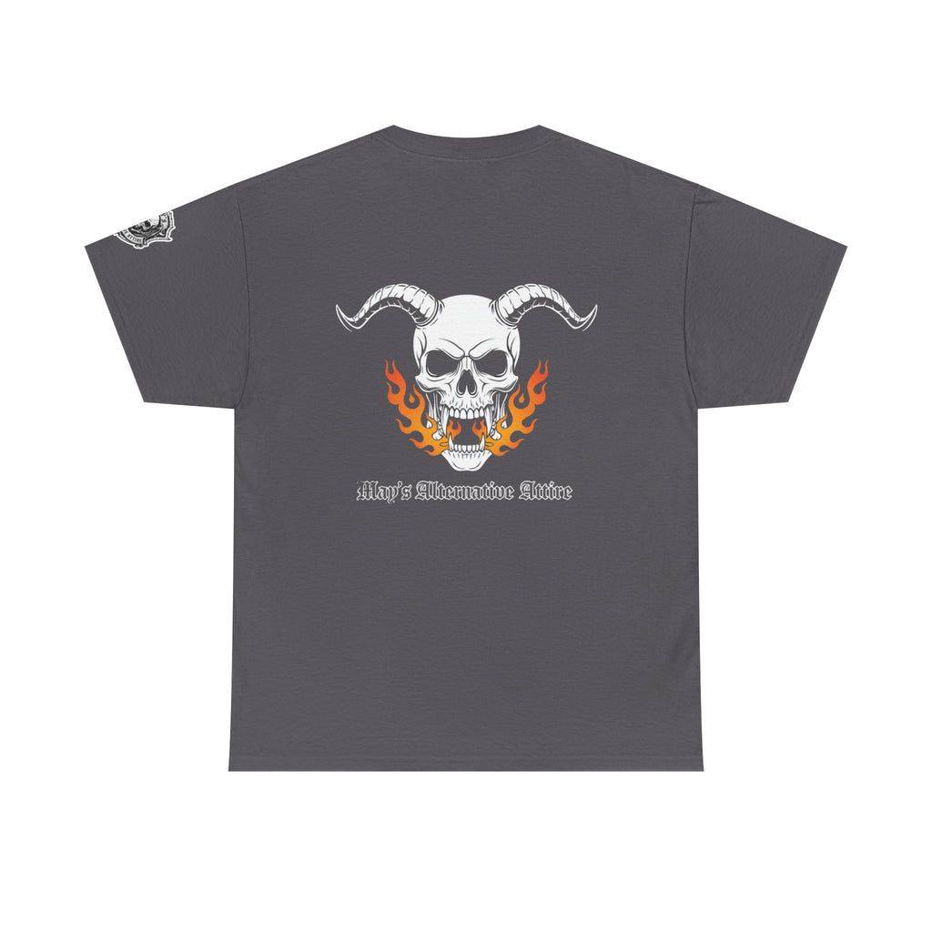 Live Fast. Haunt Longer. | MAA Flaming Moto Unisex Tee