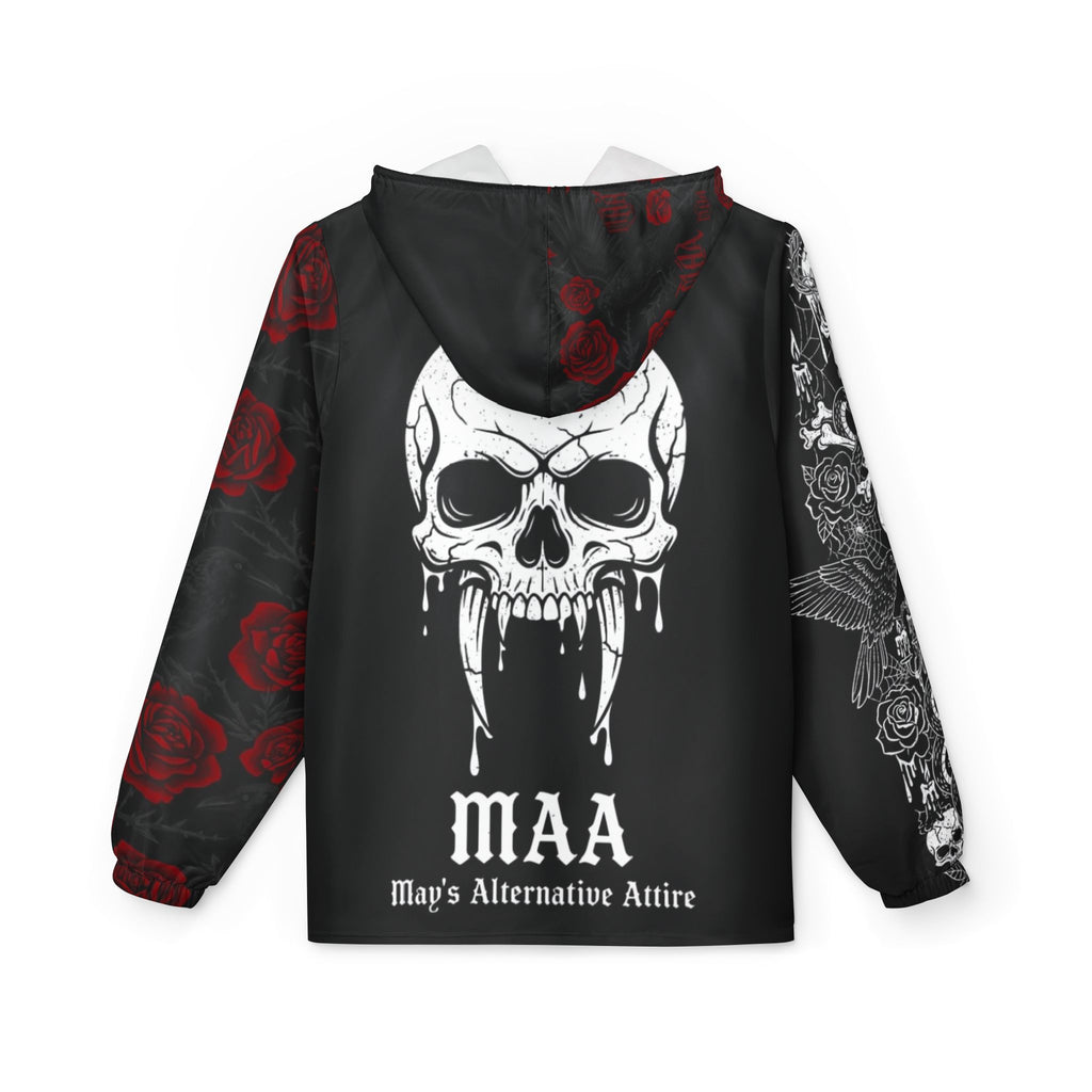 Wicked Weather — MAA Gothic Skull Windbreaker Jacket