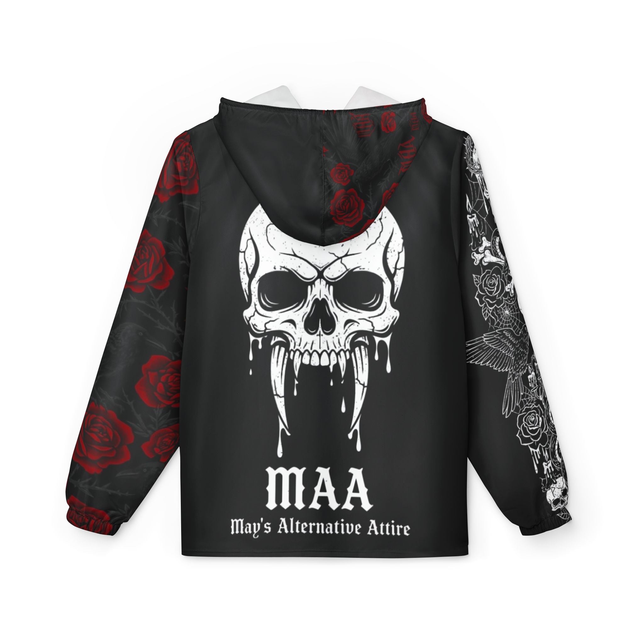 Wicked Weather — MAA Gothic Skull Windbreaker Jacket