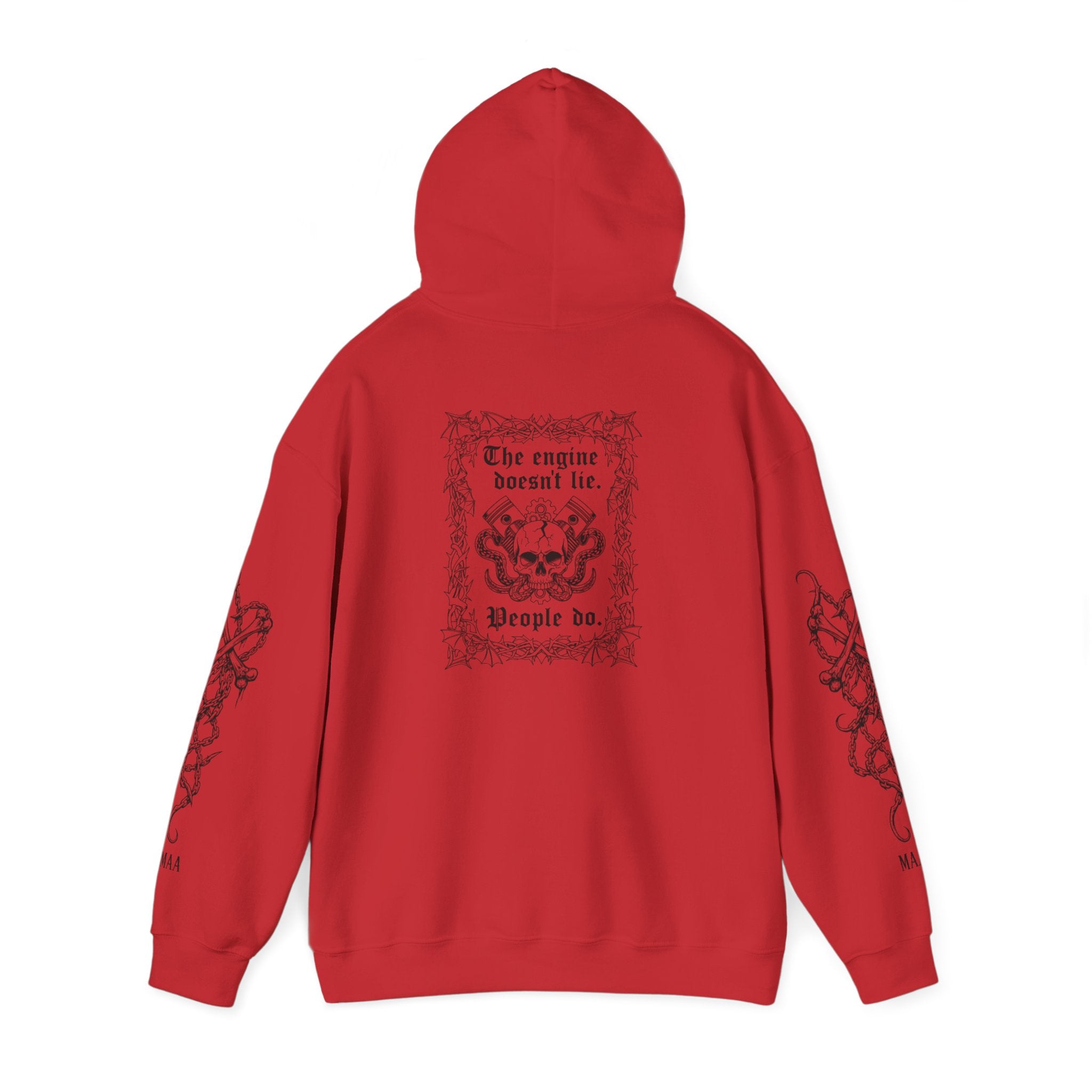 The Engine Doesn't Lie | MAA Gothic Car Culture Unisex Hoodie