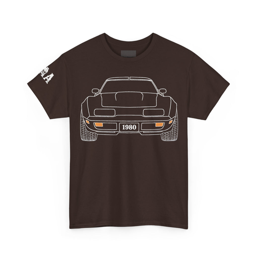 Classic Sports Car MAA Tee — Retro Rear View Corvette Graphic Shirt