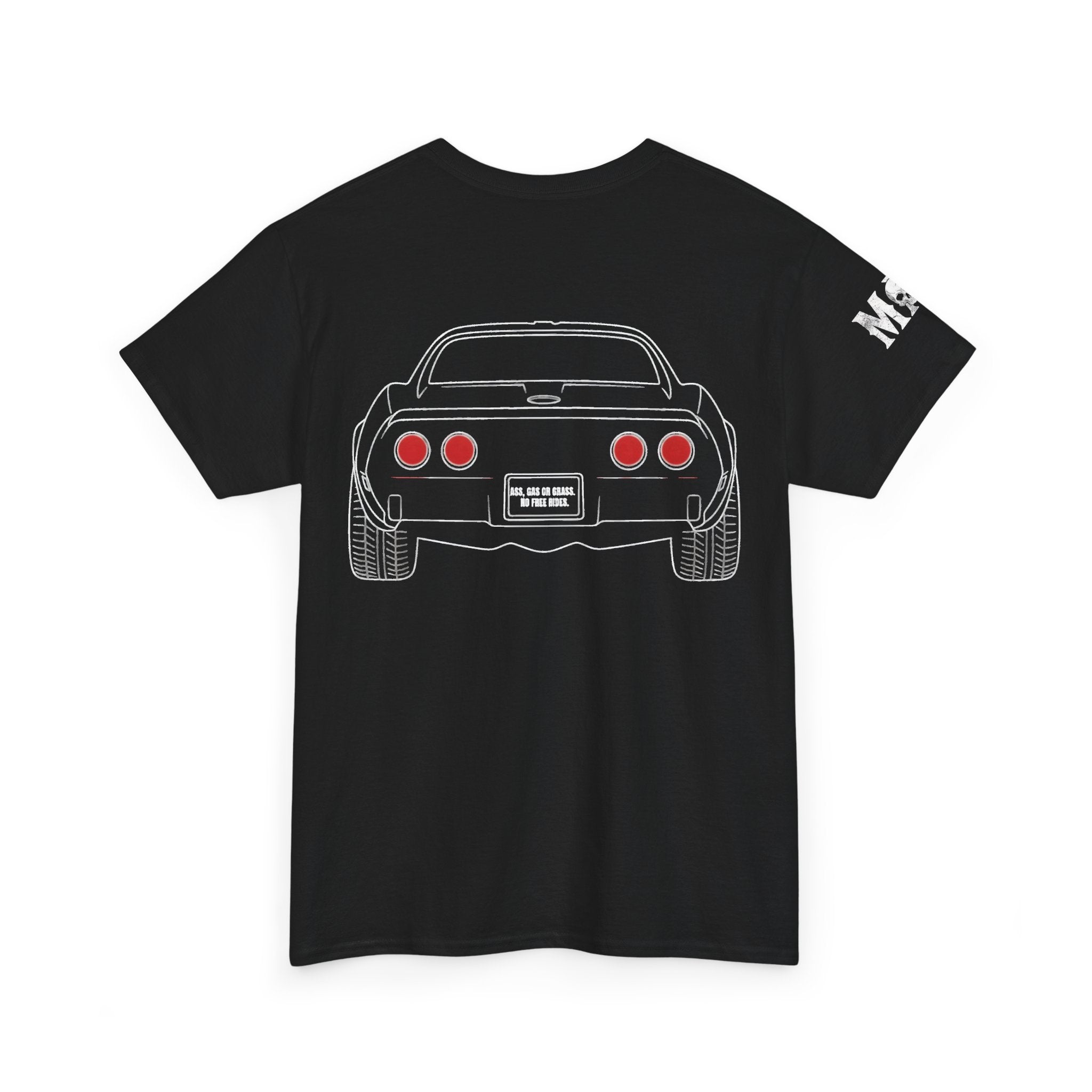 Classic Sports Car MAA Tee — Retro Rear View Corvette Graphic Shirt