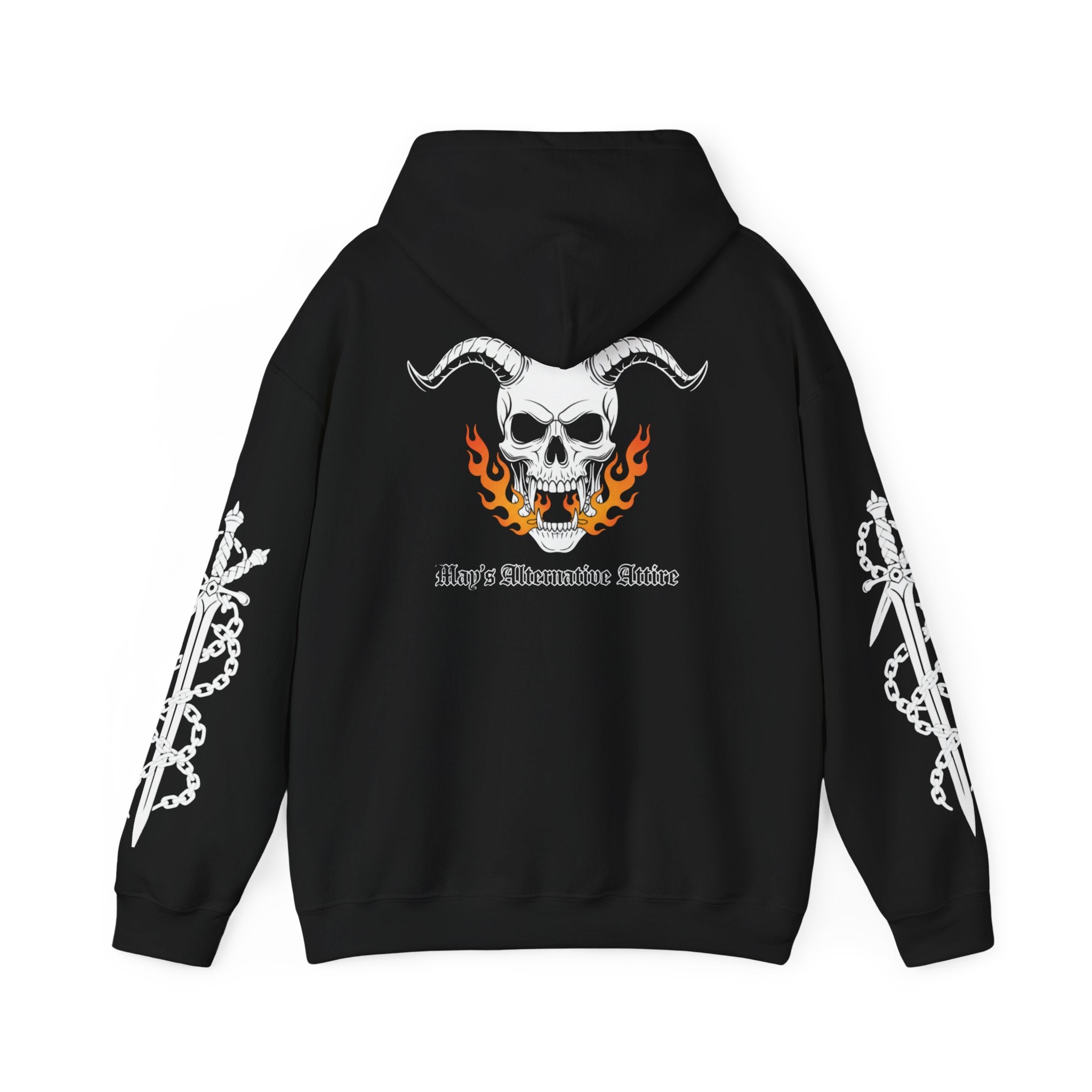 Moto Mortis | MAA Flaming Moto Hooded Sweatshirt
