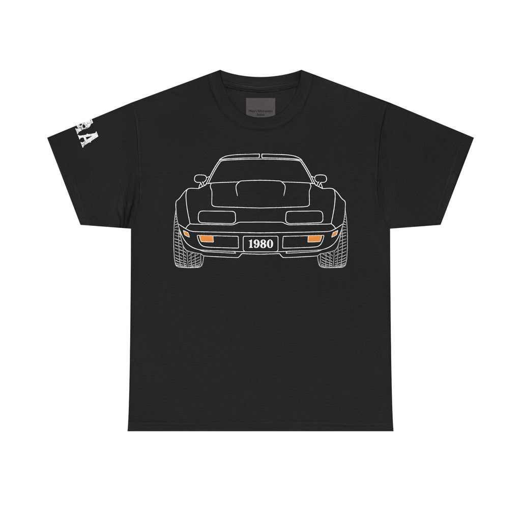 Classic Sports Car MAA Tee — Retro Rear View Corvette Graphic Shirt