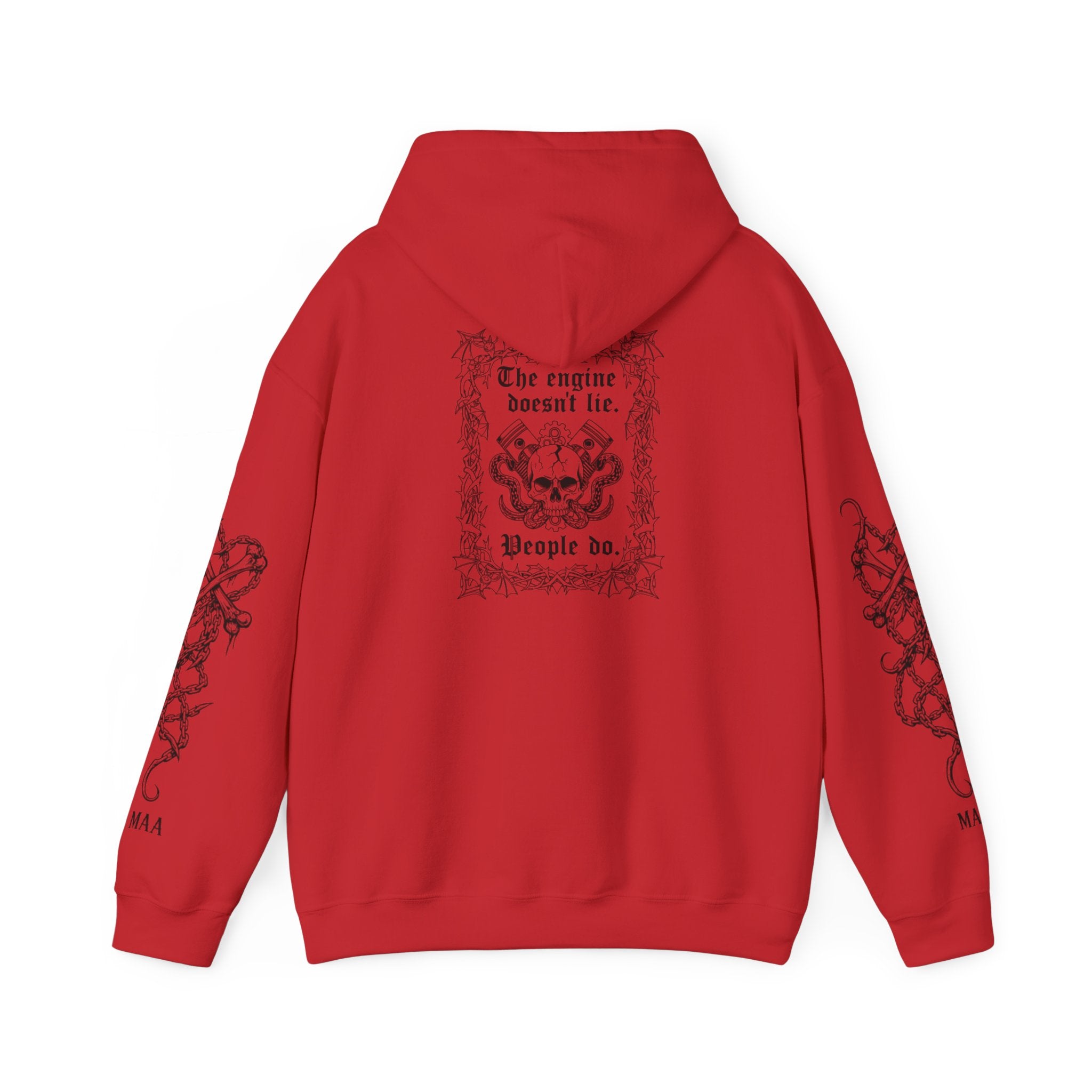 The Engine Doesn't Lie | MAA Gothic Car Culture Unisex Hoodie