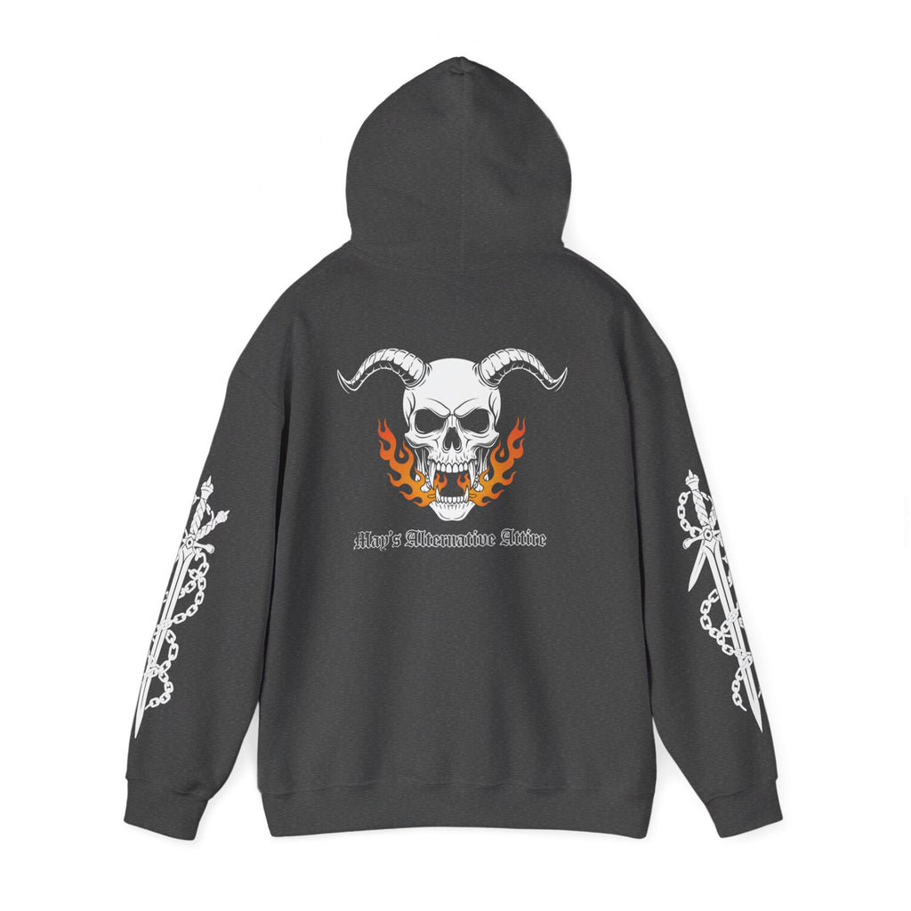 Moto Mortis | MAA Flaming Moto Hooded Sweatshirt
