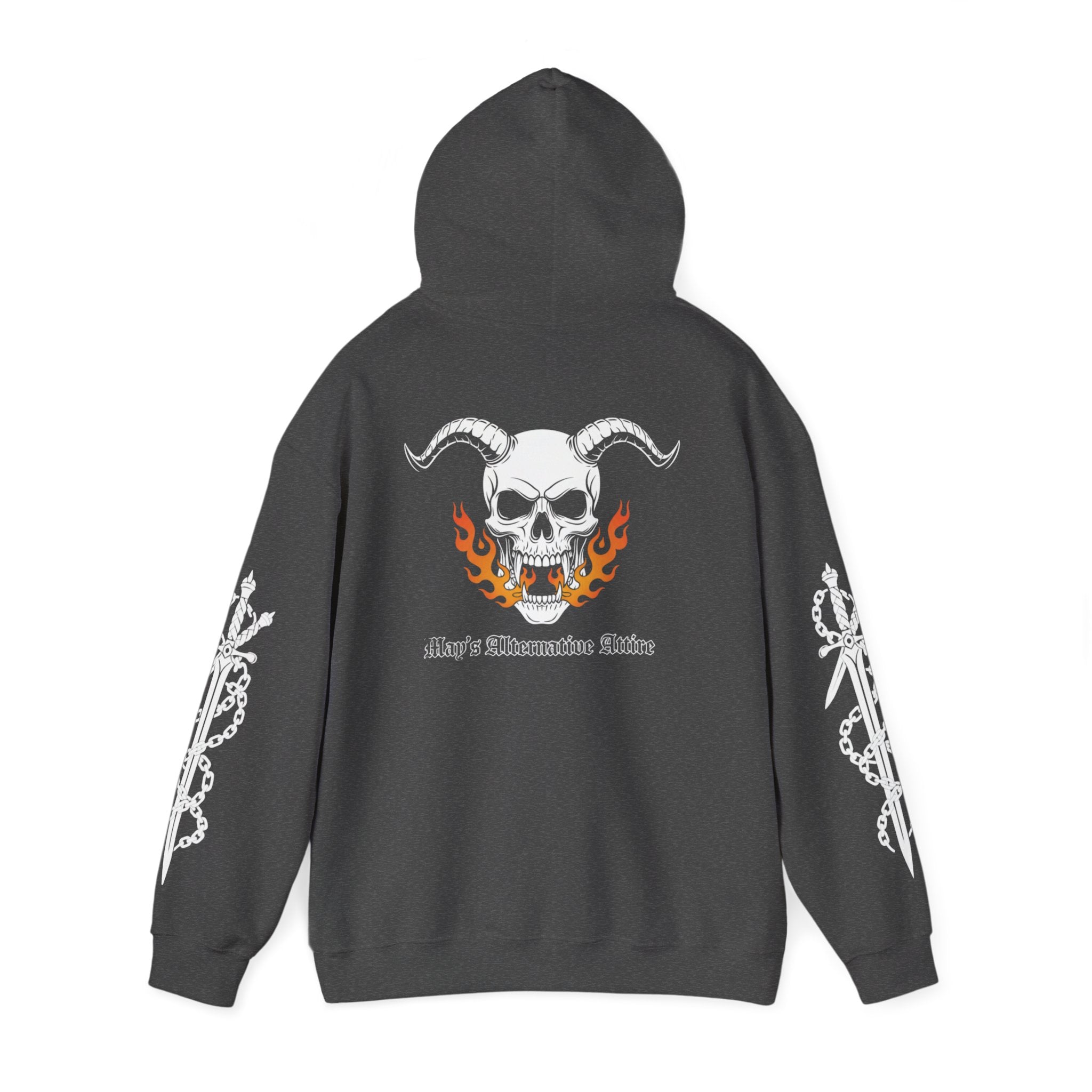 Moto Mortis | MAA Flaming Moto Hooded Sweatshirt