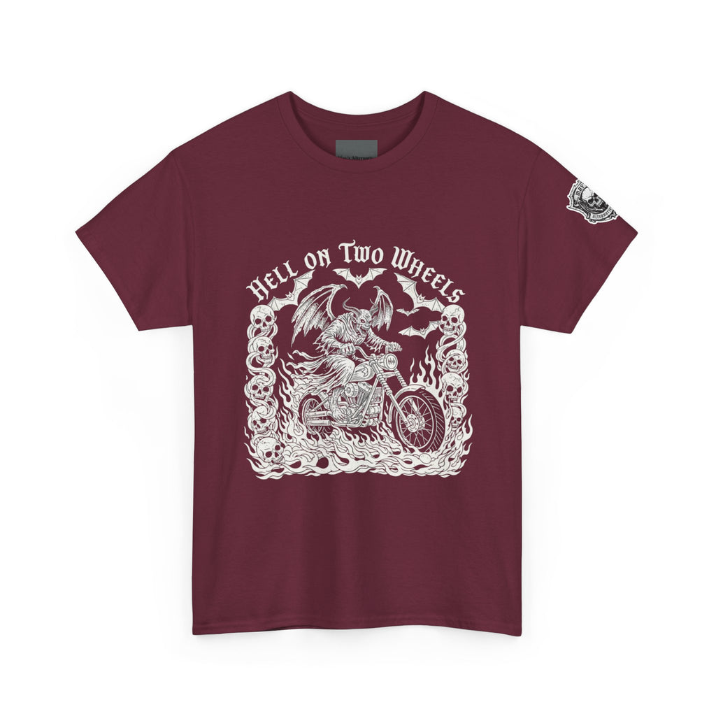 Hell on Two Wheels | MAA Flaming Moto Unisex Tee