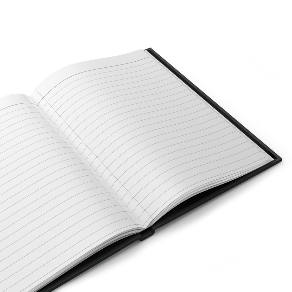 Dead Serious About the Occult Hardcover Journal — Gothic Skull & Snake Matte Notebook