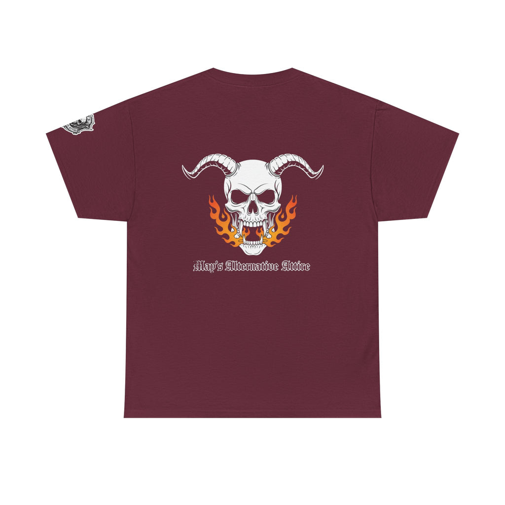 Live Fast. Haunt Longer. | MAA Flaming Moto Unisex Tee