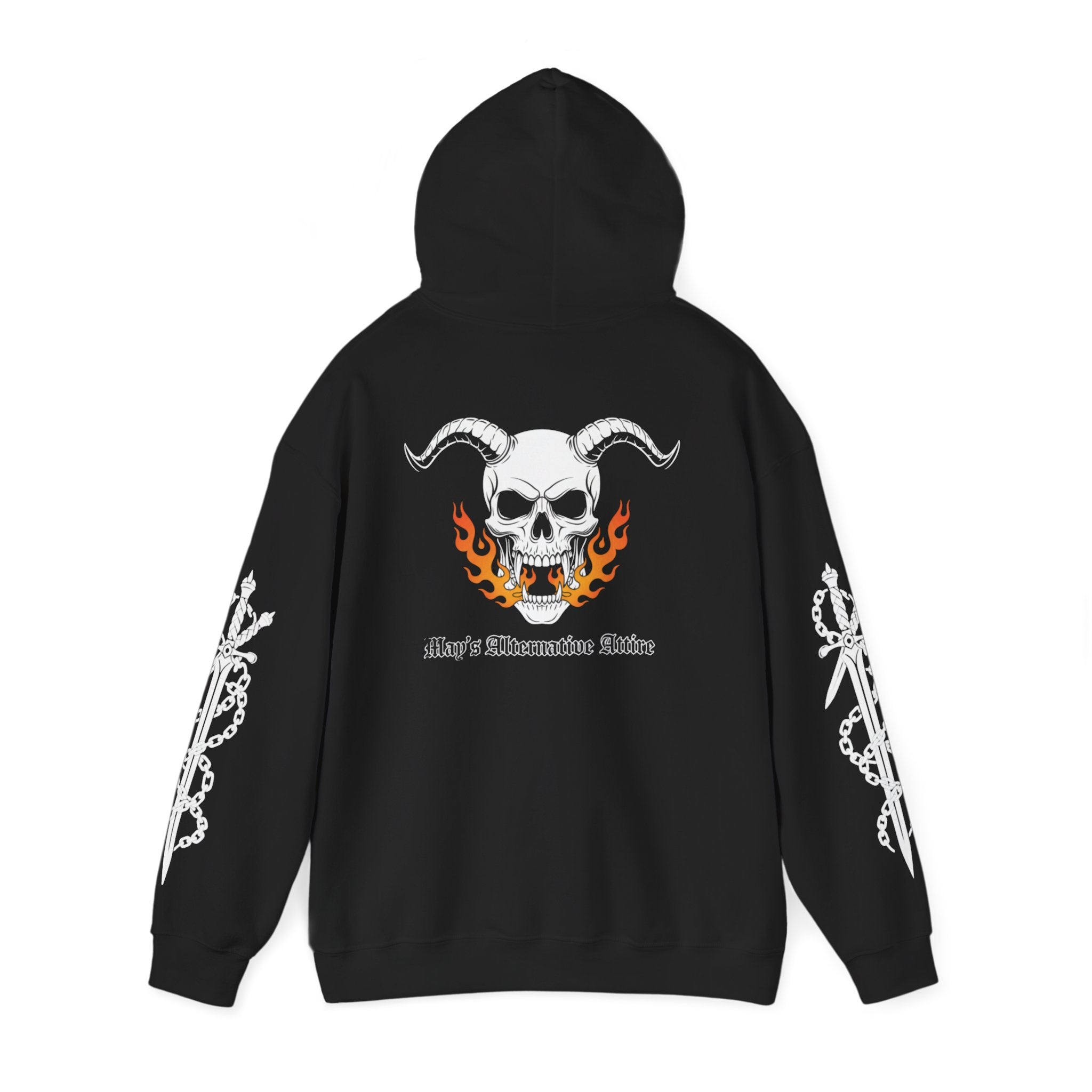 Moto Mortis | MAA Flaming Moto Hooded Sweatshirt