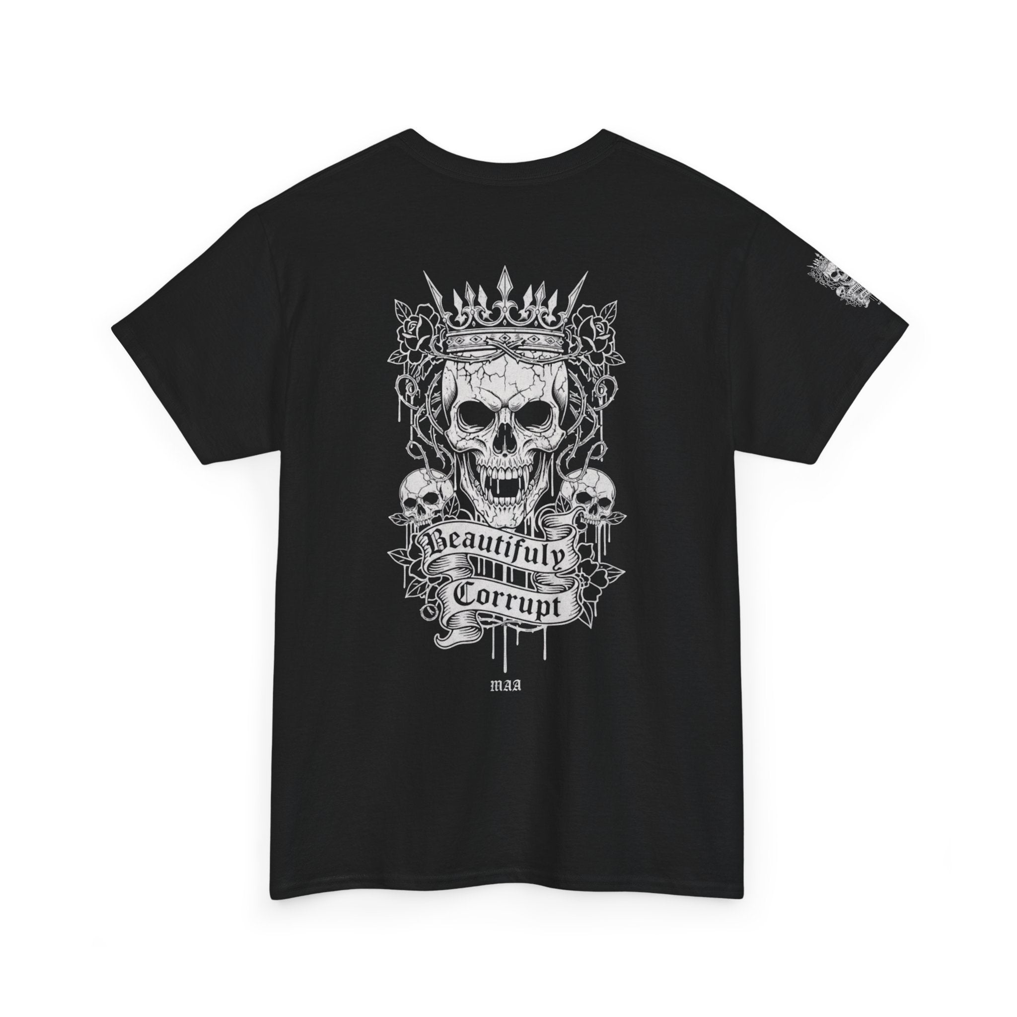 Dark Soul Skull Tee — "Dark Soul, Soft Lips, Zero F*cks" Gothic Graphic T-Shirt