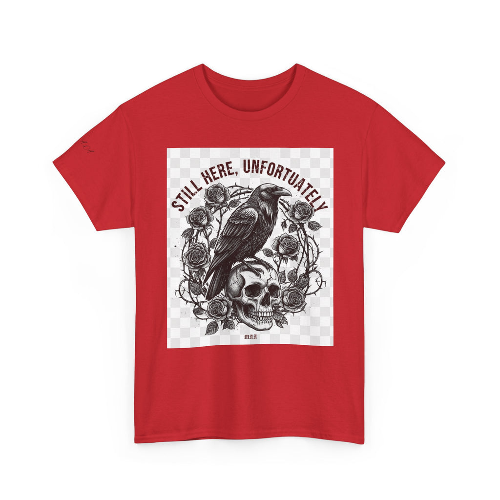 Still Here, Unfortunately | Gothic Grunge Unisex Tee