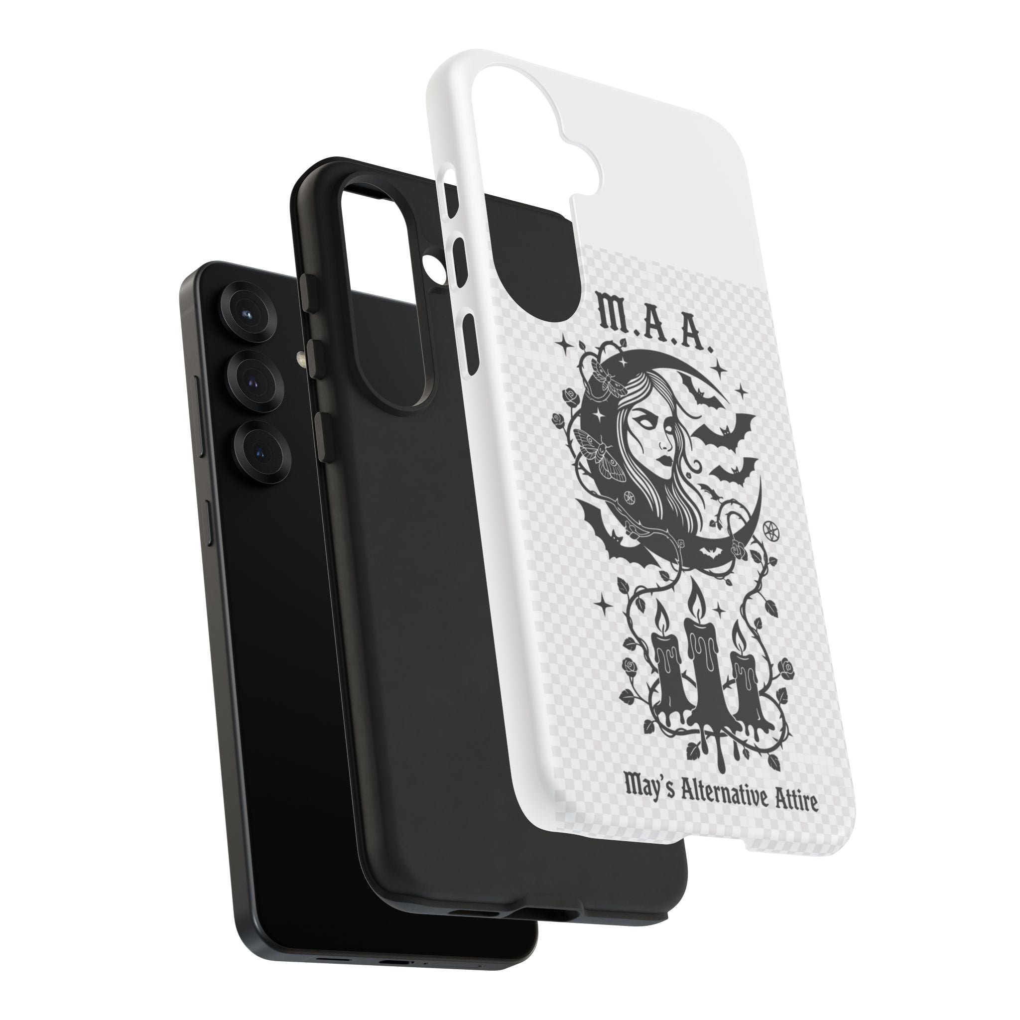 Crowned in Darkness | M.A.A Gothic Punk Phone Case