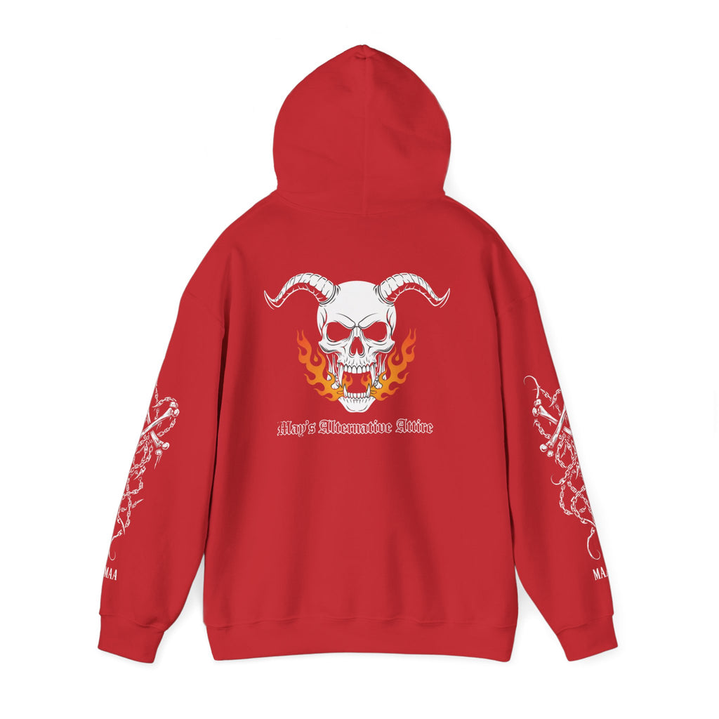 Hell on Two Wheels | MAA Flaming Moto Hooded Sweatshirt