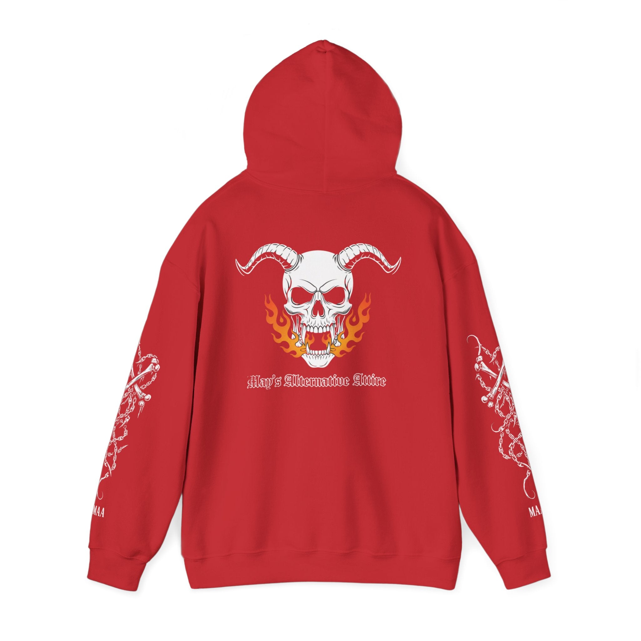 Hell on Two Wheels | MAA Flaming Moto Hooded Sweatshirt