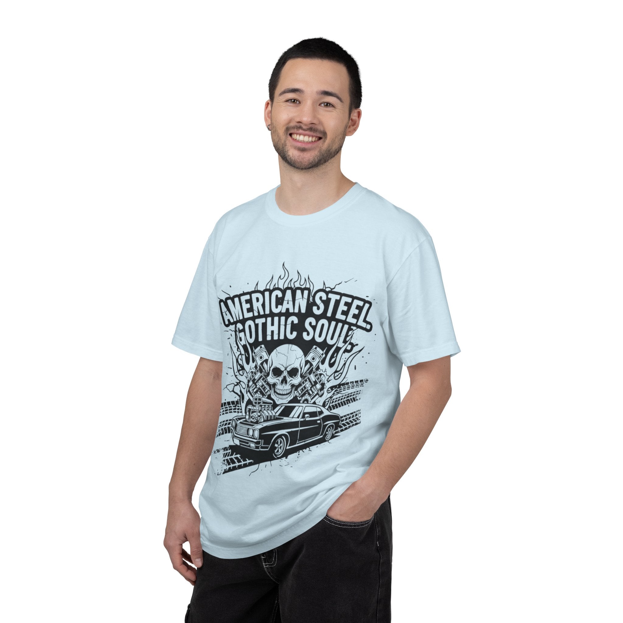 American Steel. Gothic Soul. | MAA Gasoline & Ghosts Unisex Tee