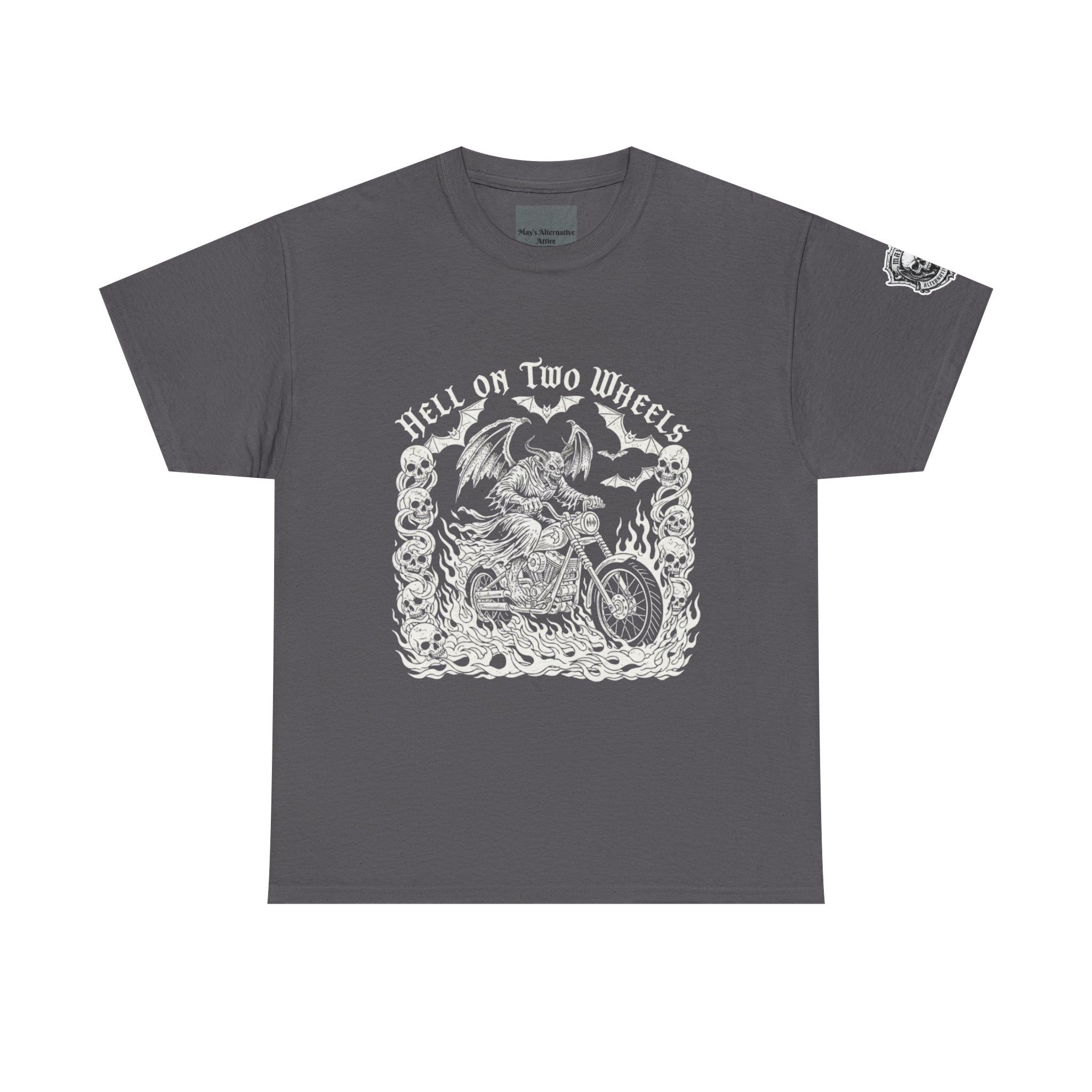 Hell on Two Wheels | MAA Flaming Moto Unisex Tee