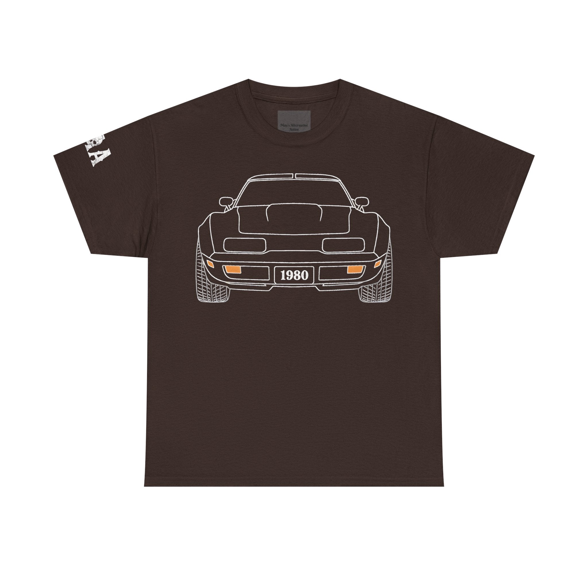 Classic Sports Car MAA Tee — Retro Rear View Corvette Graphic Shirt