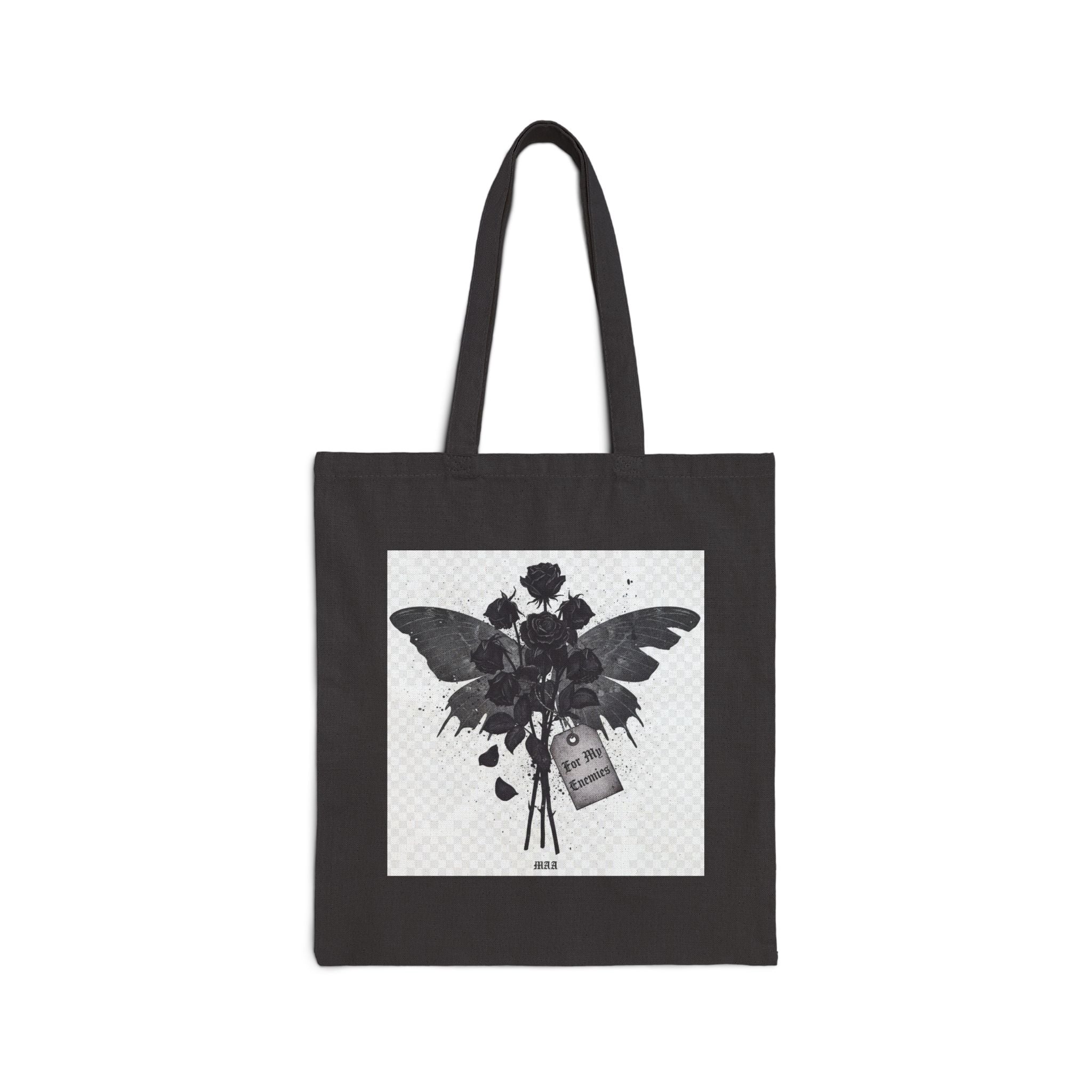 Carry the Darkness | Gothic Grunge Canvas Tote Bag