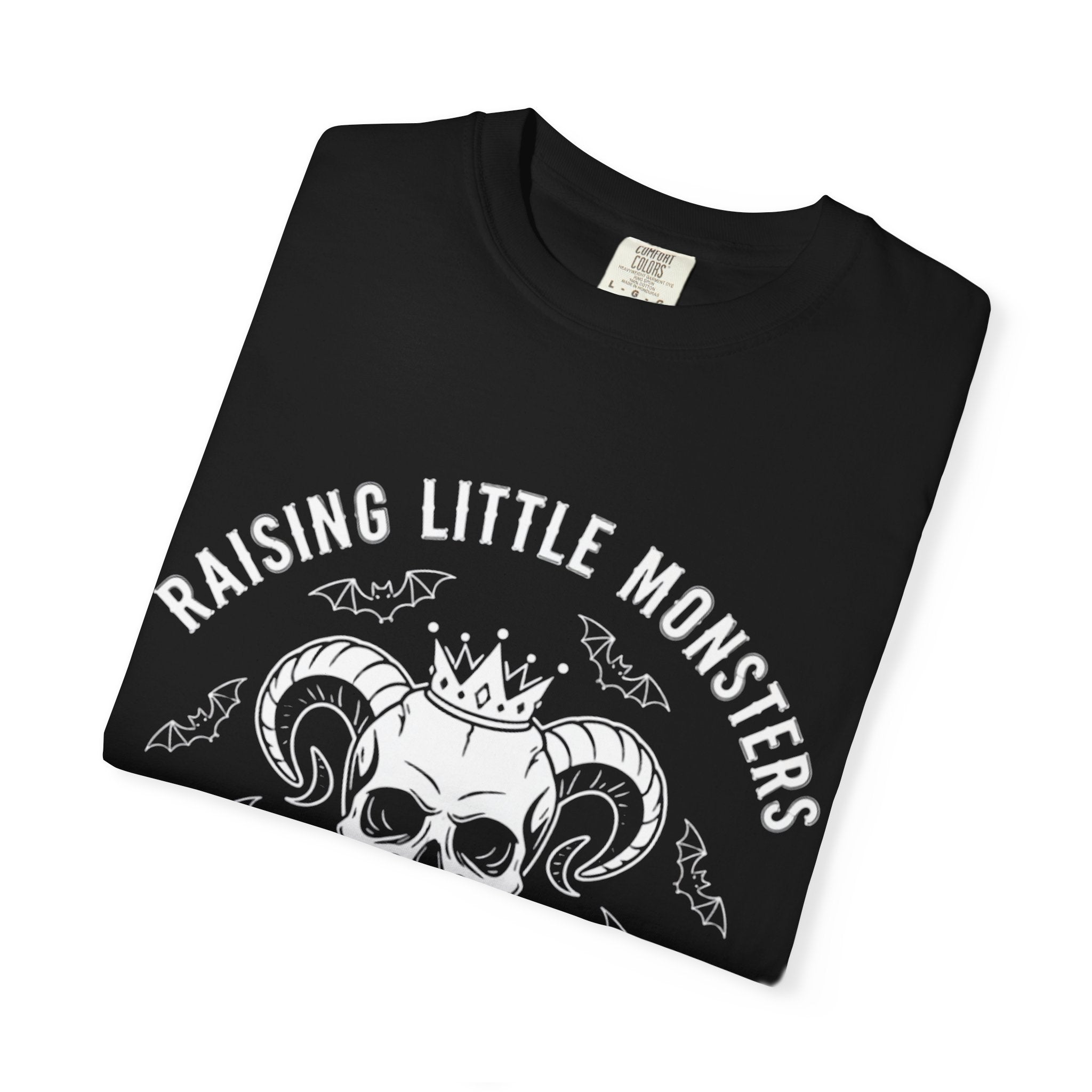 Raising Little Monsters — Goth Mom Unisex Tee (MAA Little Monsters Collection)