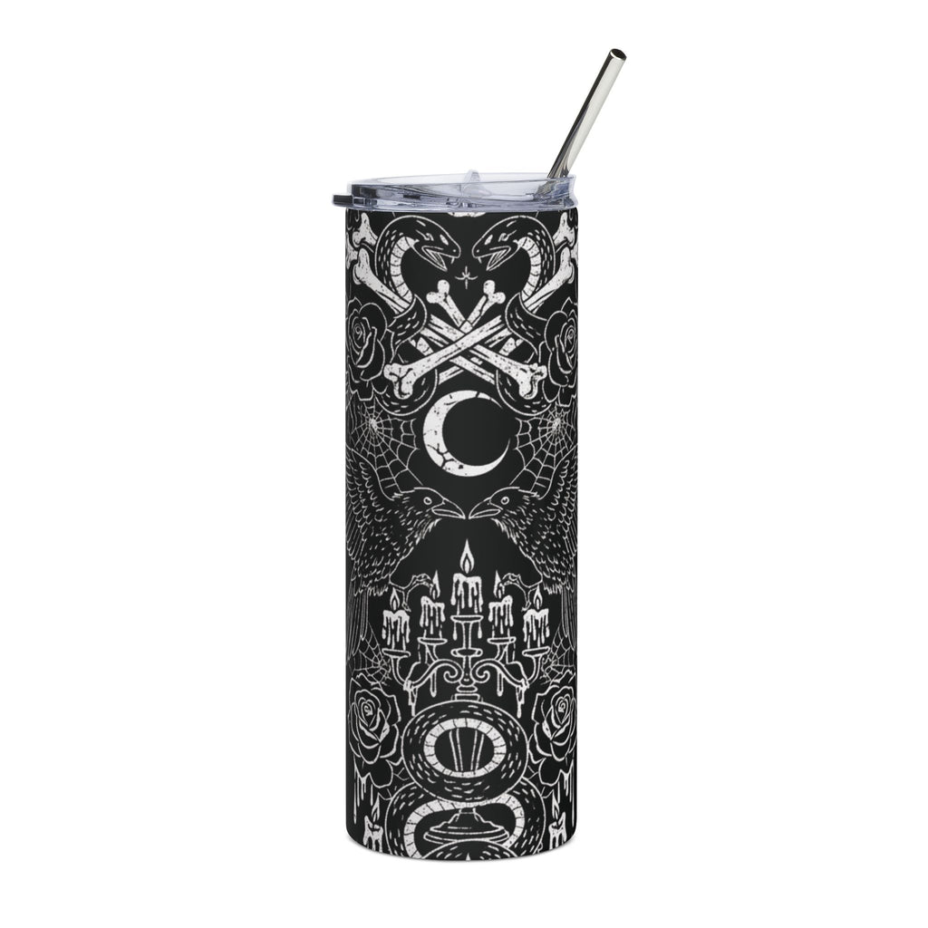 Gothic Moon & Candles 20oz Stainless Steel Tumbler